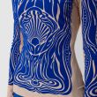Топ Stella McCartney бежево-голубой