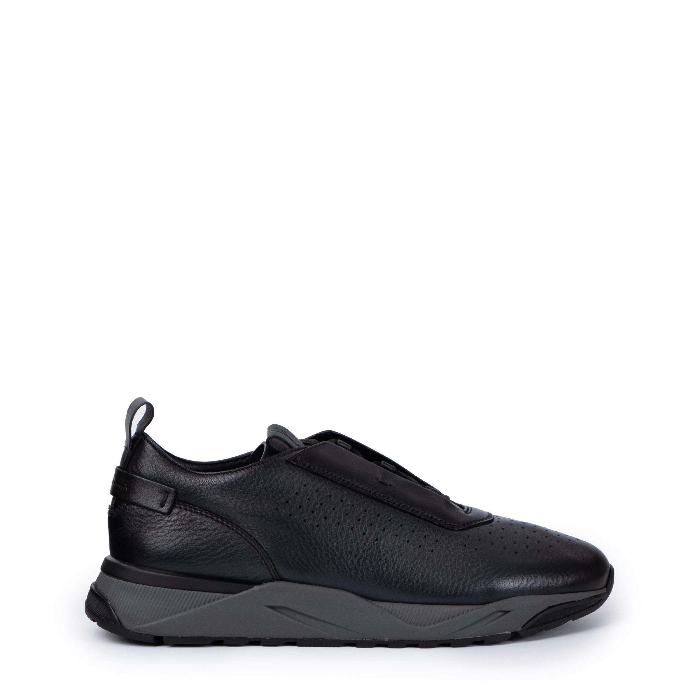Кроссовки Santoni темно-серые