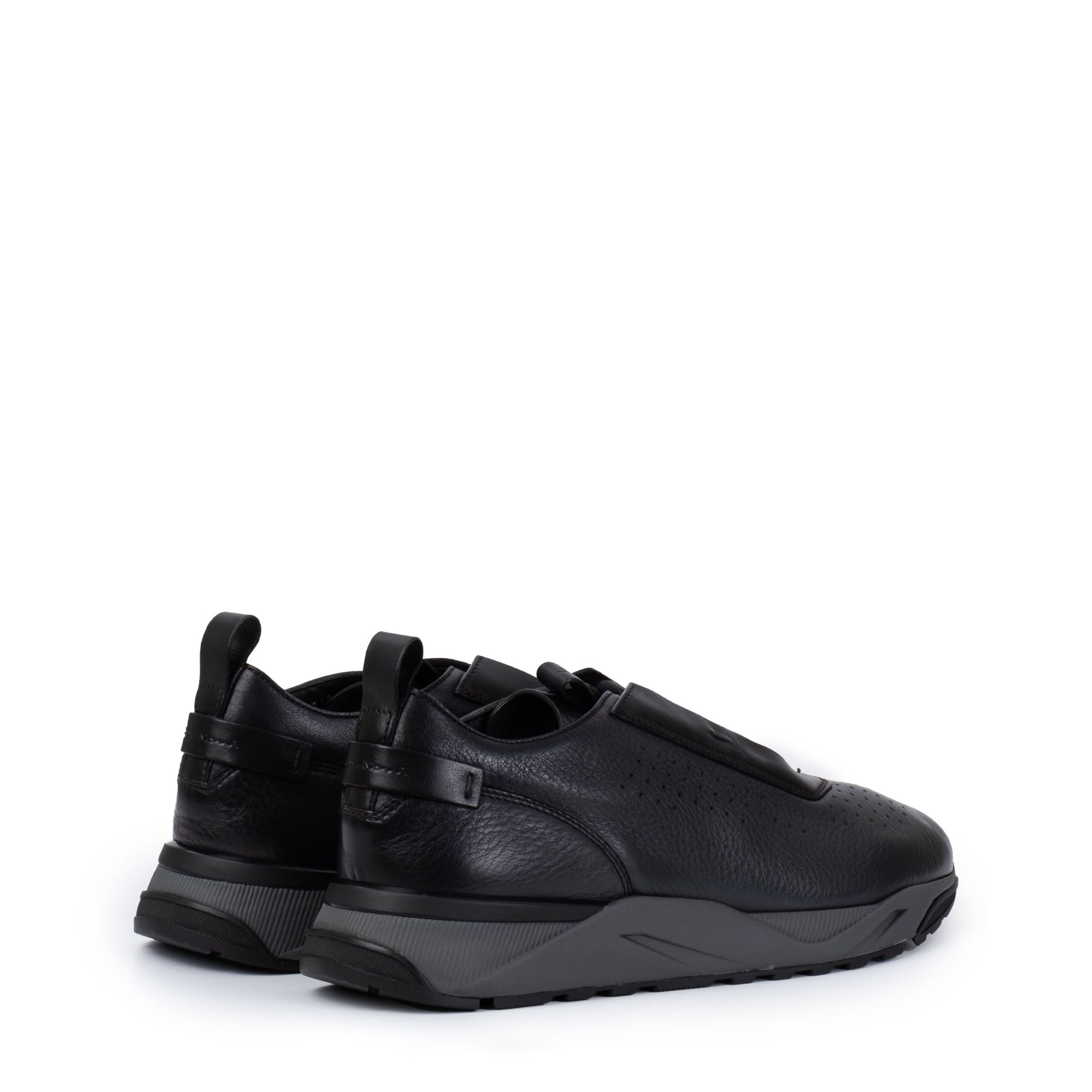 Кроссовки Santoni темно-серые