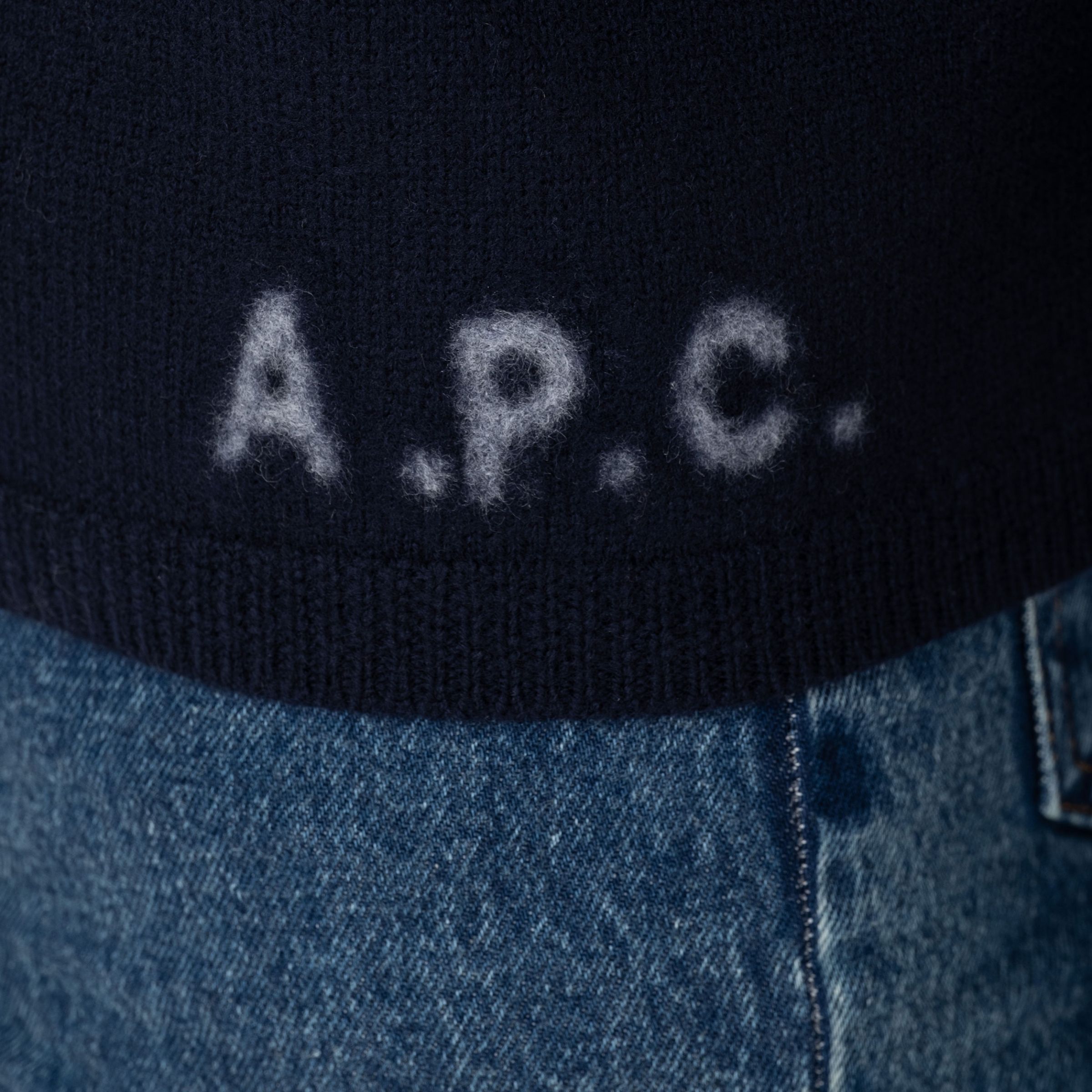 Пуловер A.P.C. Walter  темно-синий