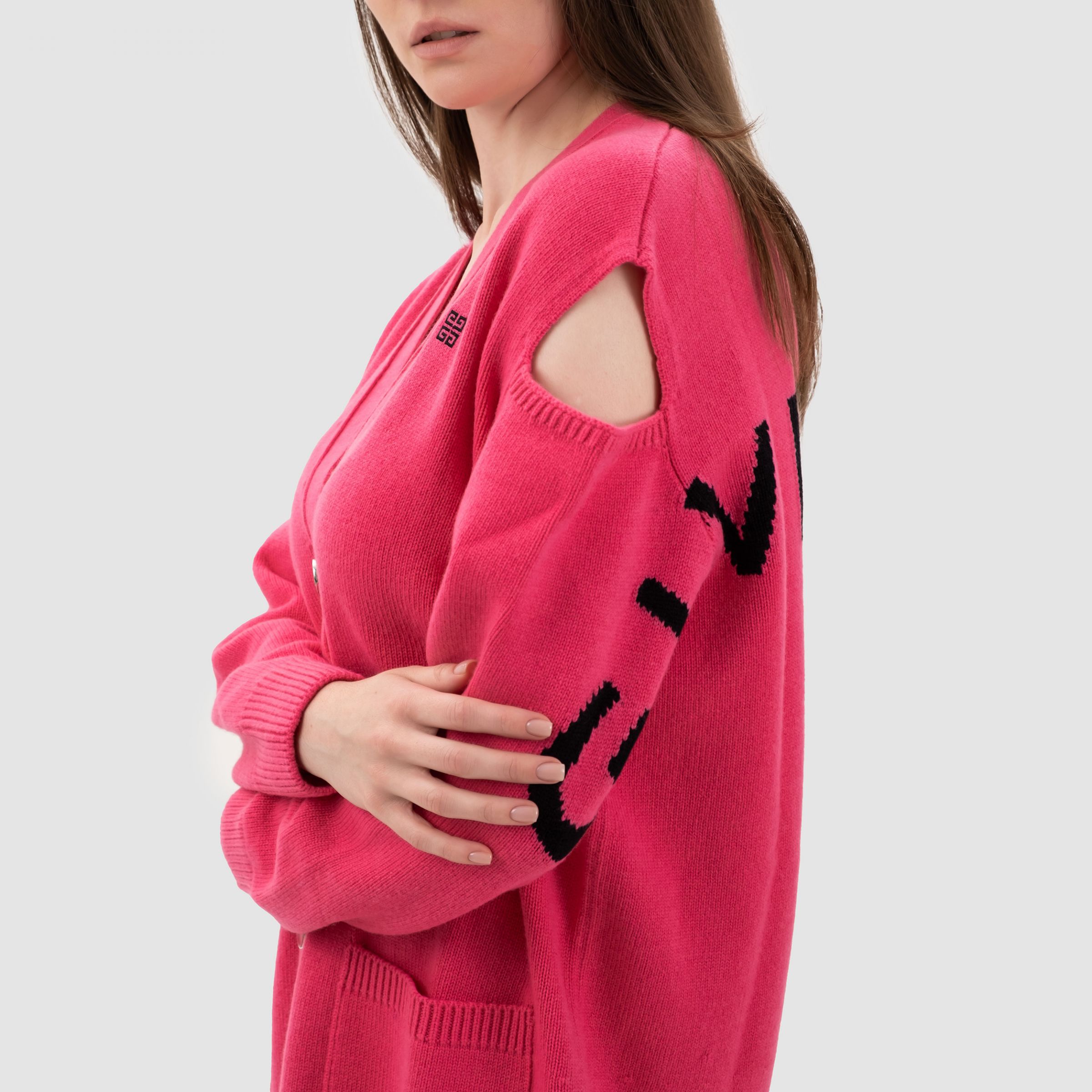 Кардиган Givenchy фуксия