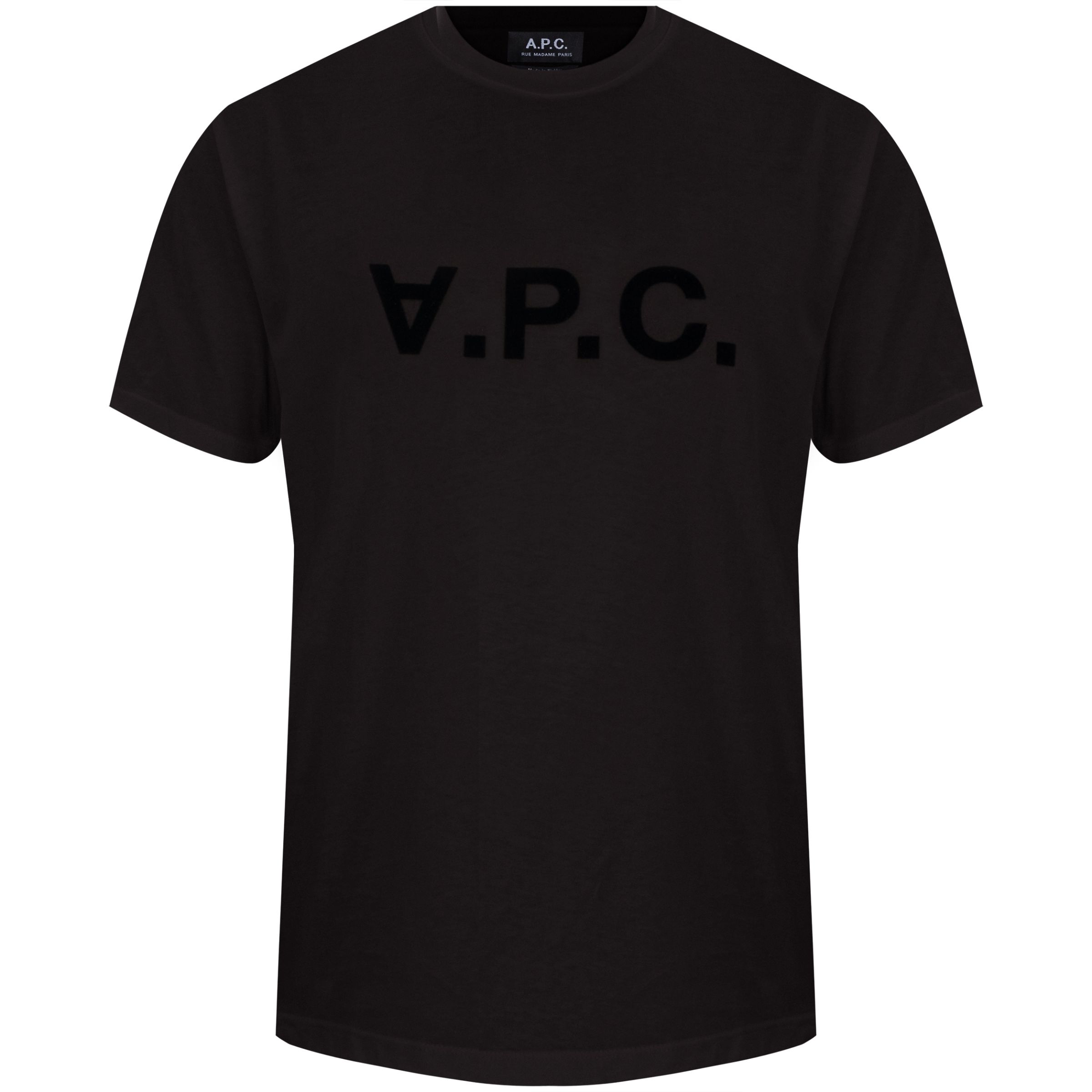 Футболка A.P.C. VPC черная