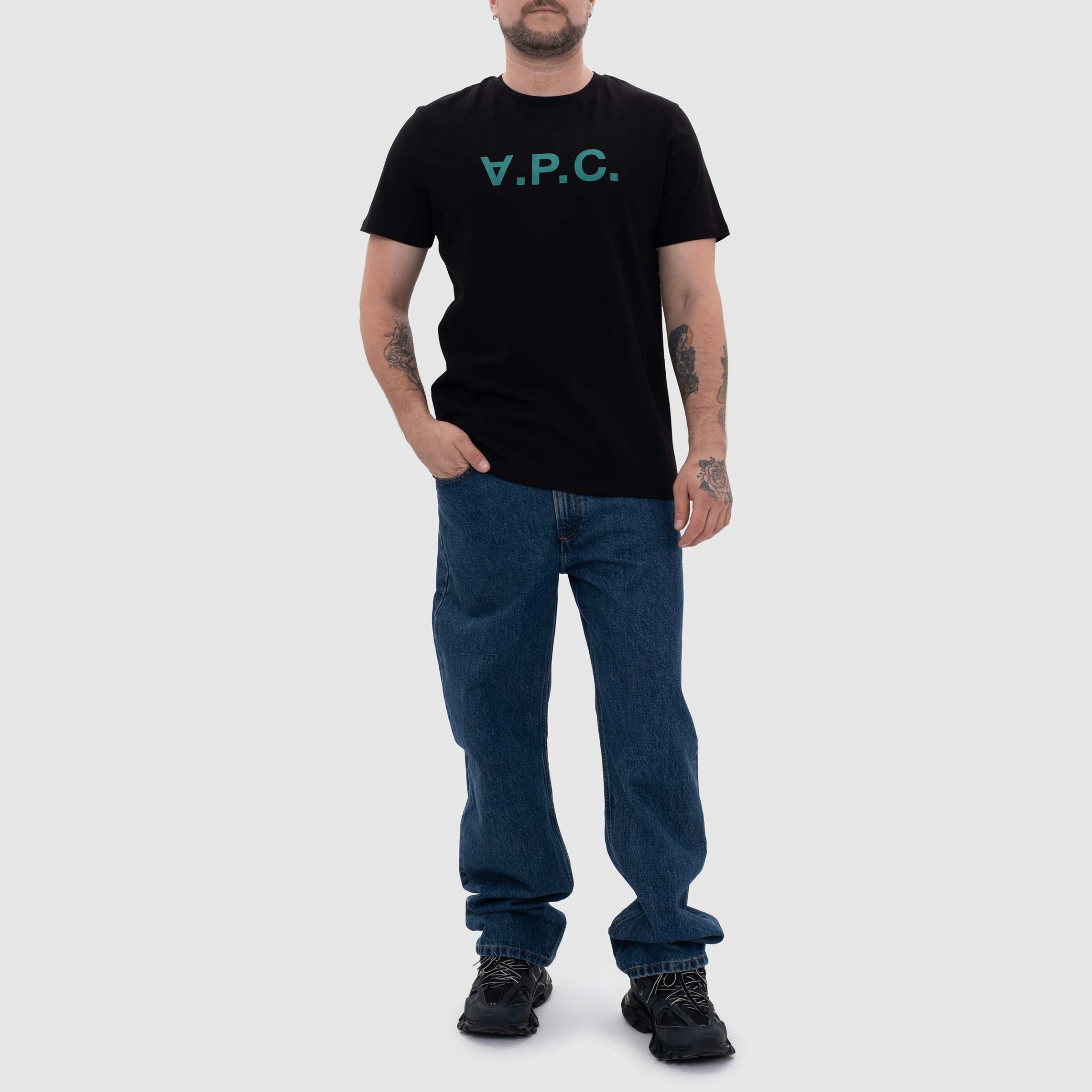 Футболка A.P.C. VPC черная