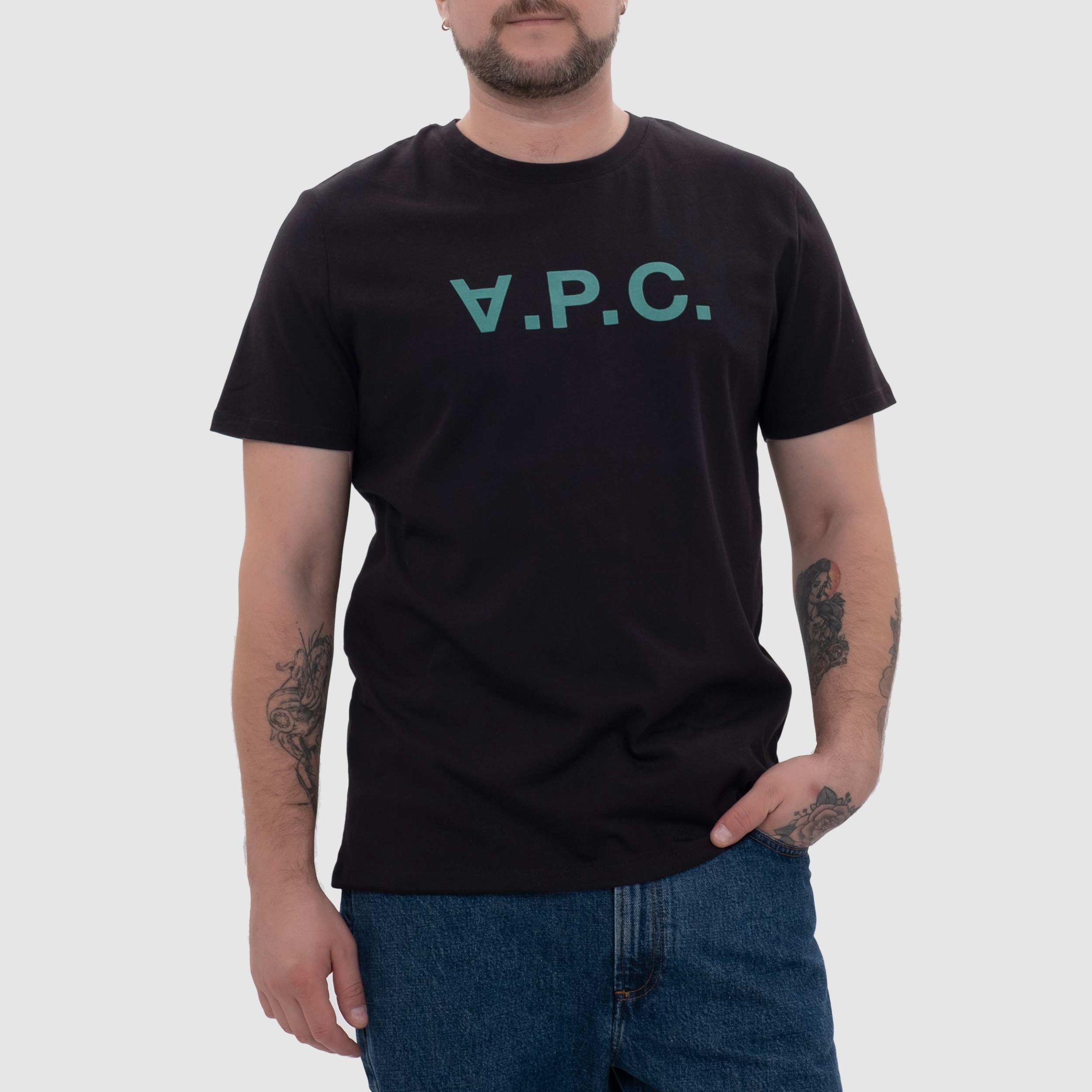 Футболка A.P.C. VPC черная