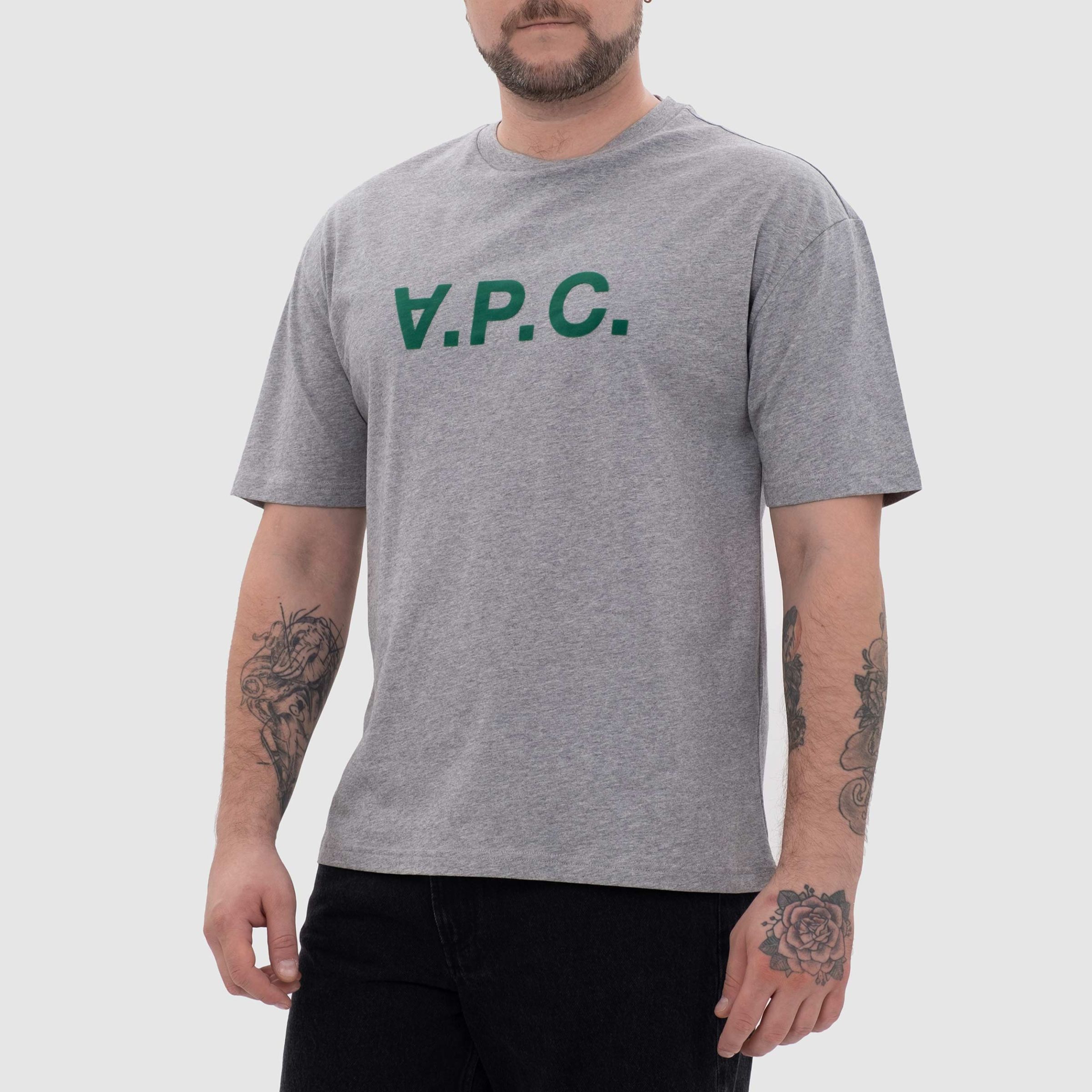 Футболка A.P.C. River серая