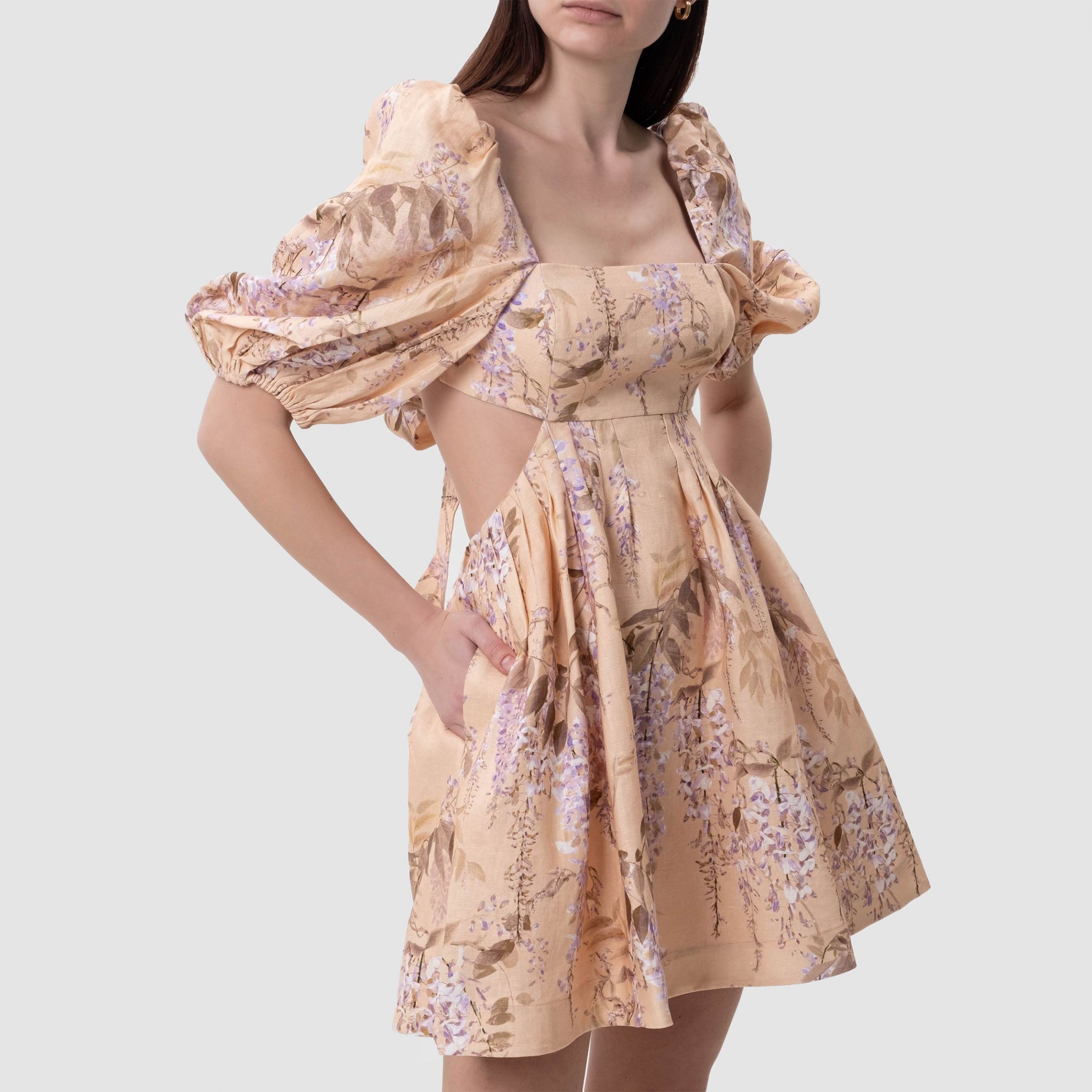 Платье Zimmermann Rosa  пудровое