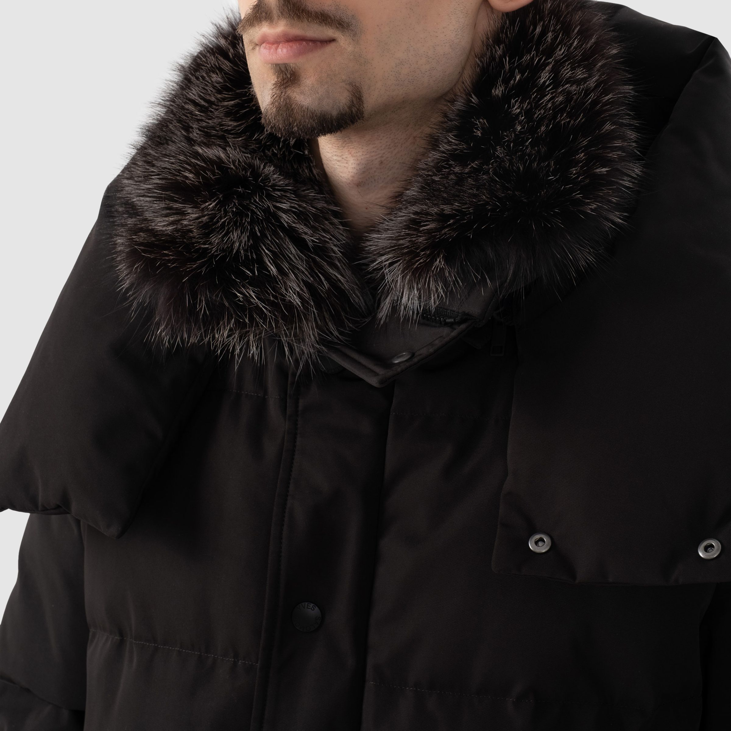 Куртка-пуховик Yves Salomon чорна
