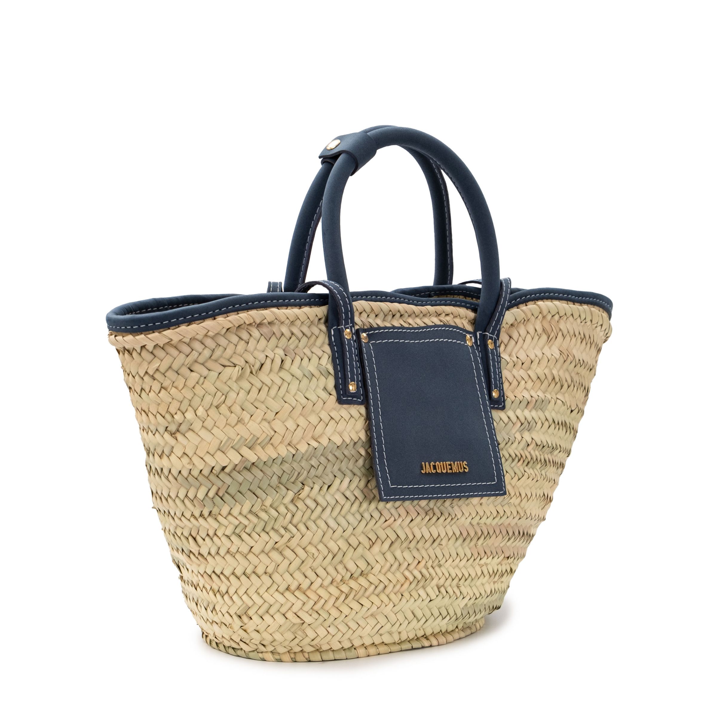 Сумка Jacquemus Le panier Soli темно-синяя