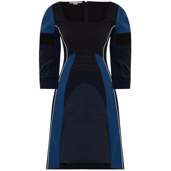 Платье Stella McCartney Giselle черно-синее