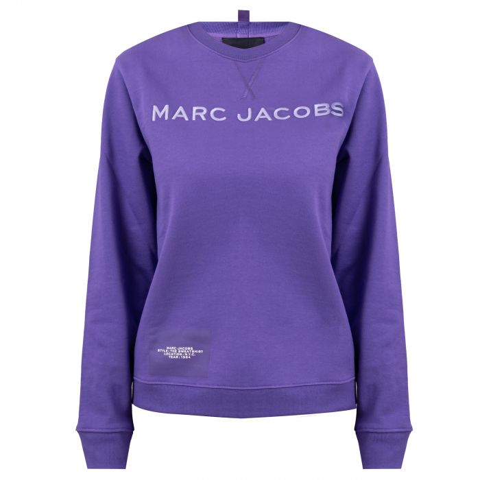 Світшот Marc Jacobs фіолетовий