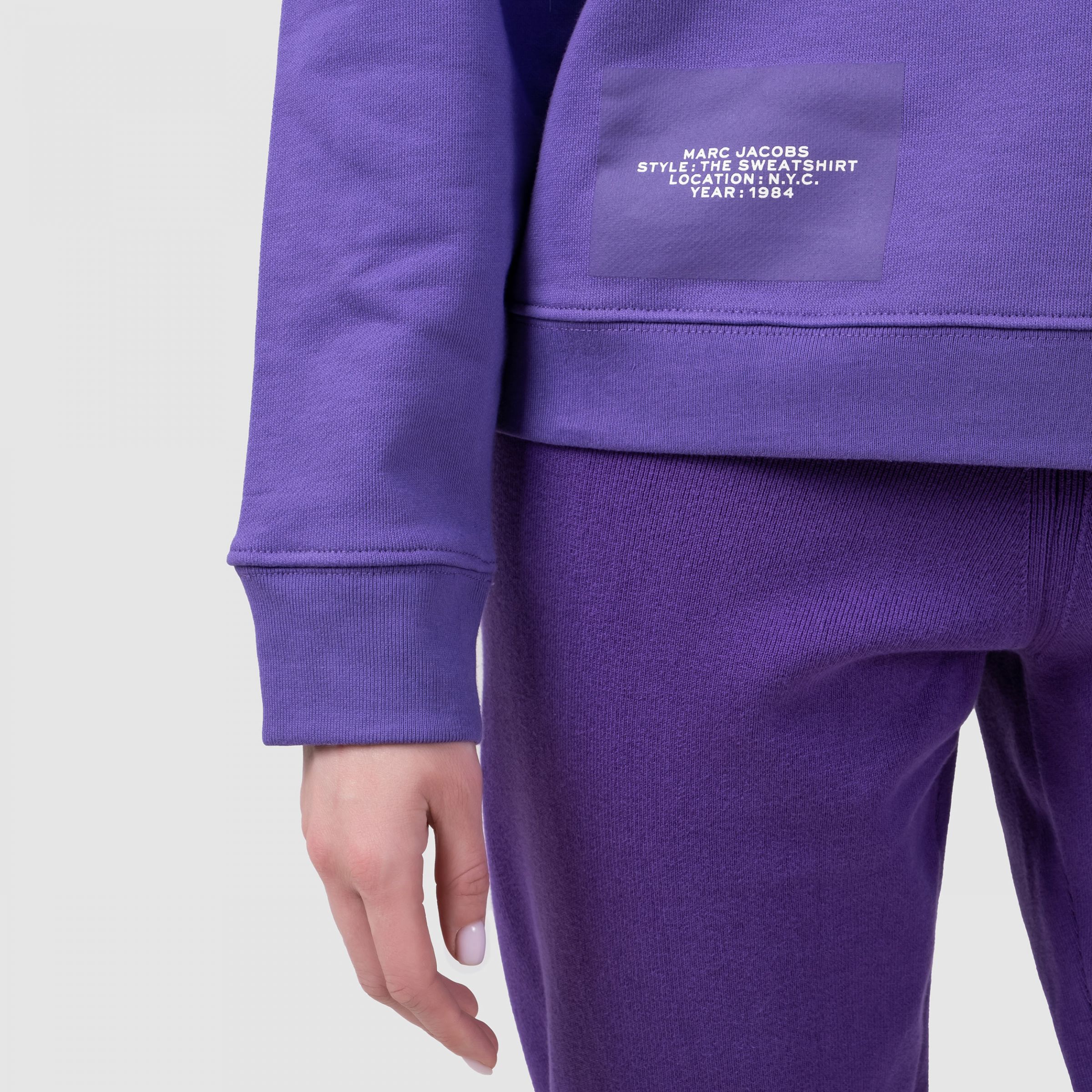 Свитшот Marc Jacobs фиолетовый