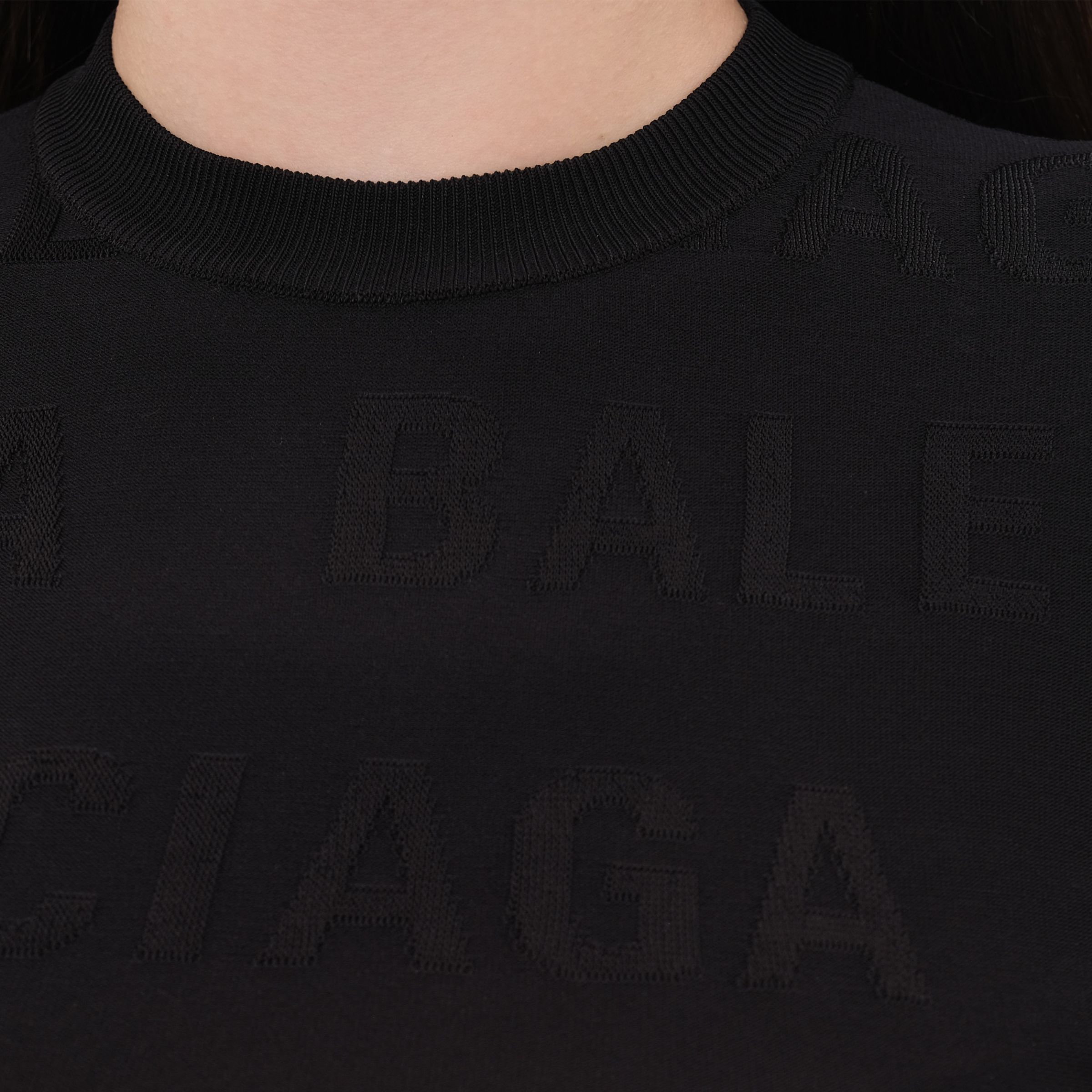 Топ Balenciaga черный