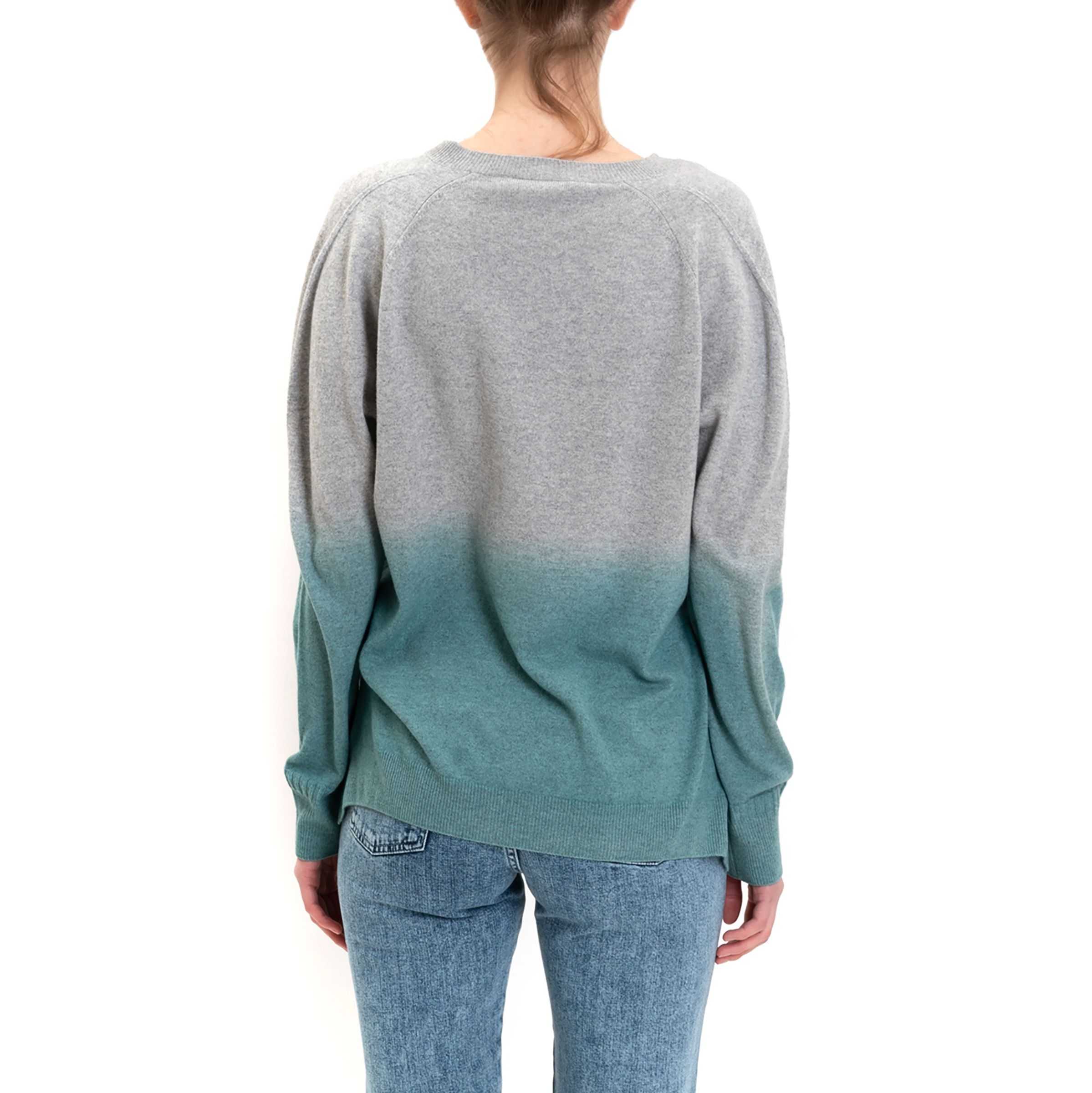 Пуловер Stella McCartney серо-голубой