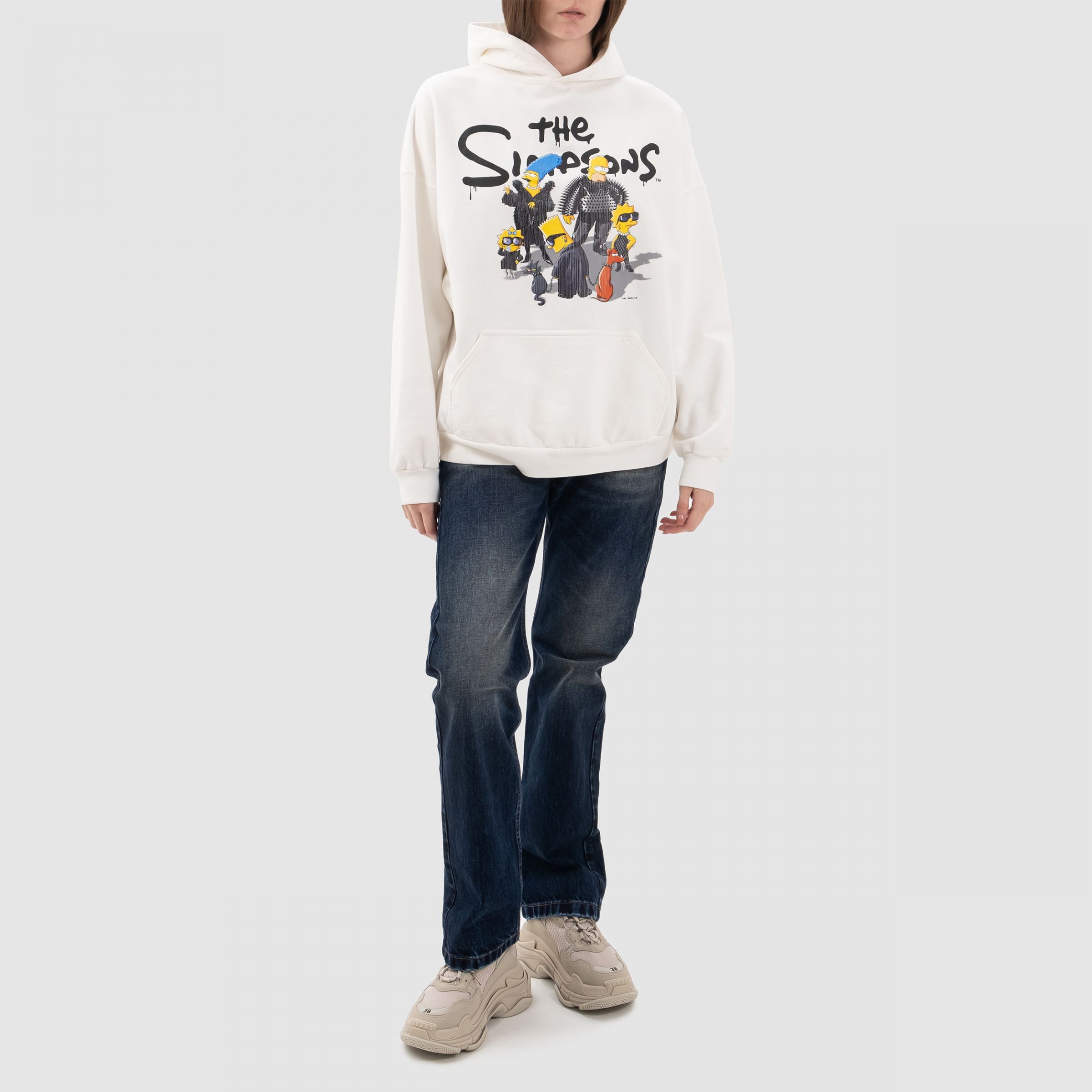 Худи Balenciaga белое