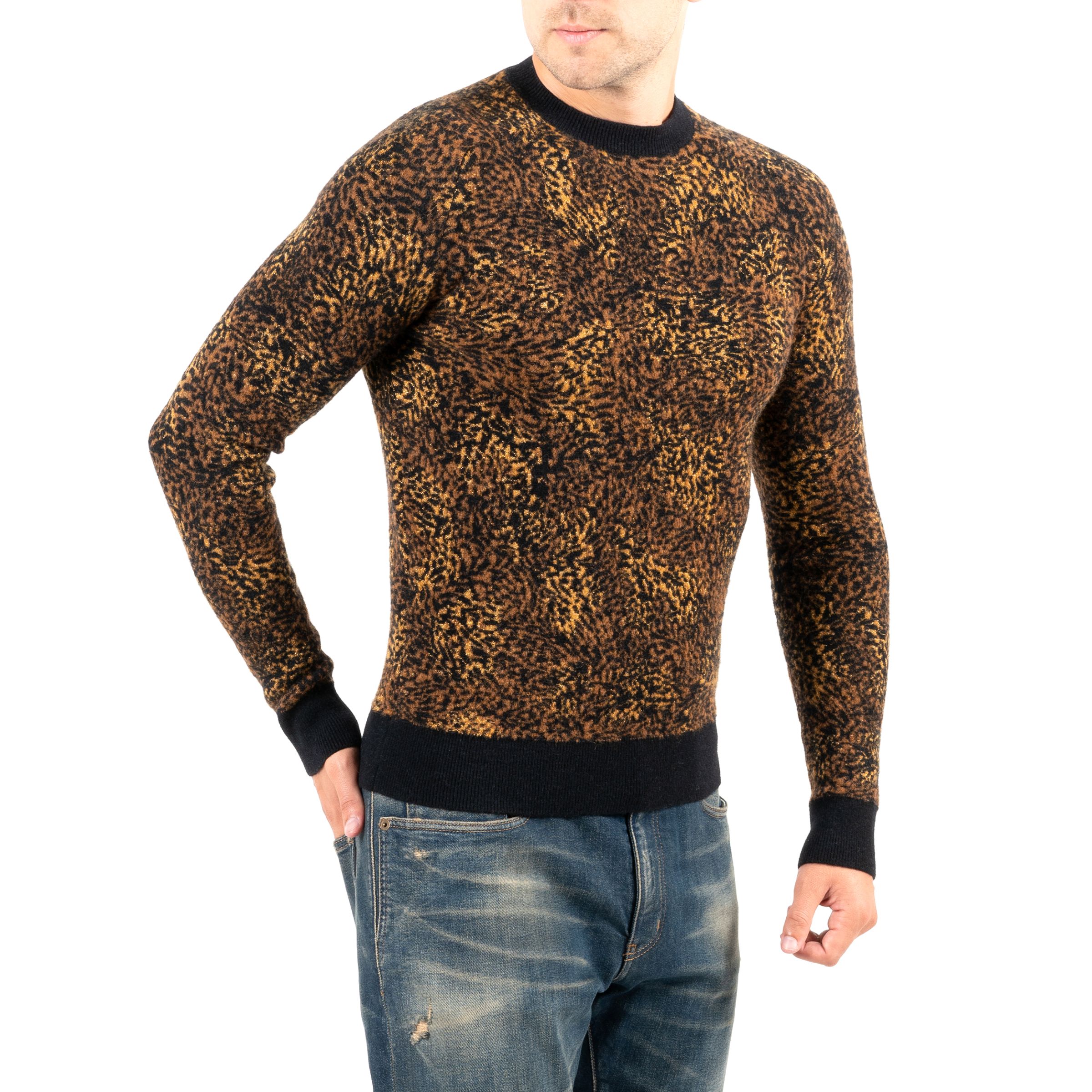 Пуловер Saint Laurent леопардовий
