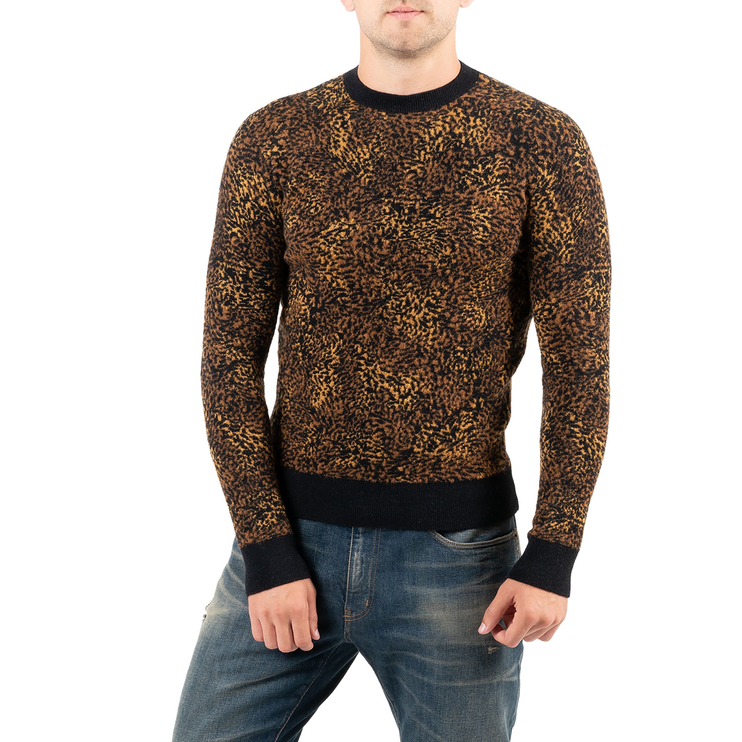 Пуловер Saint Laurent леопардовий