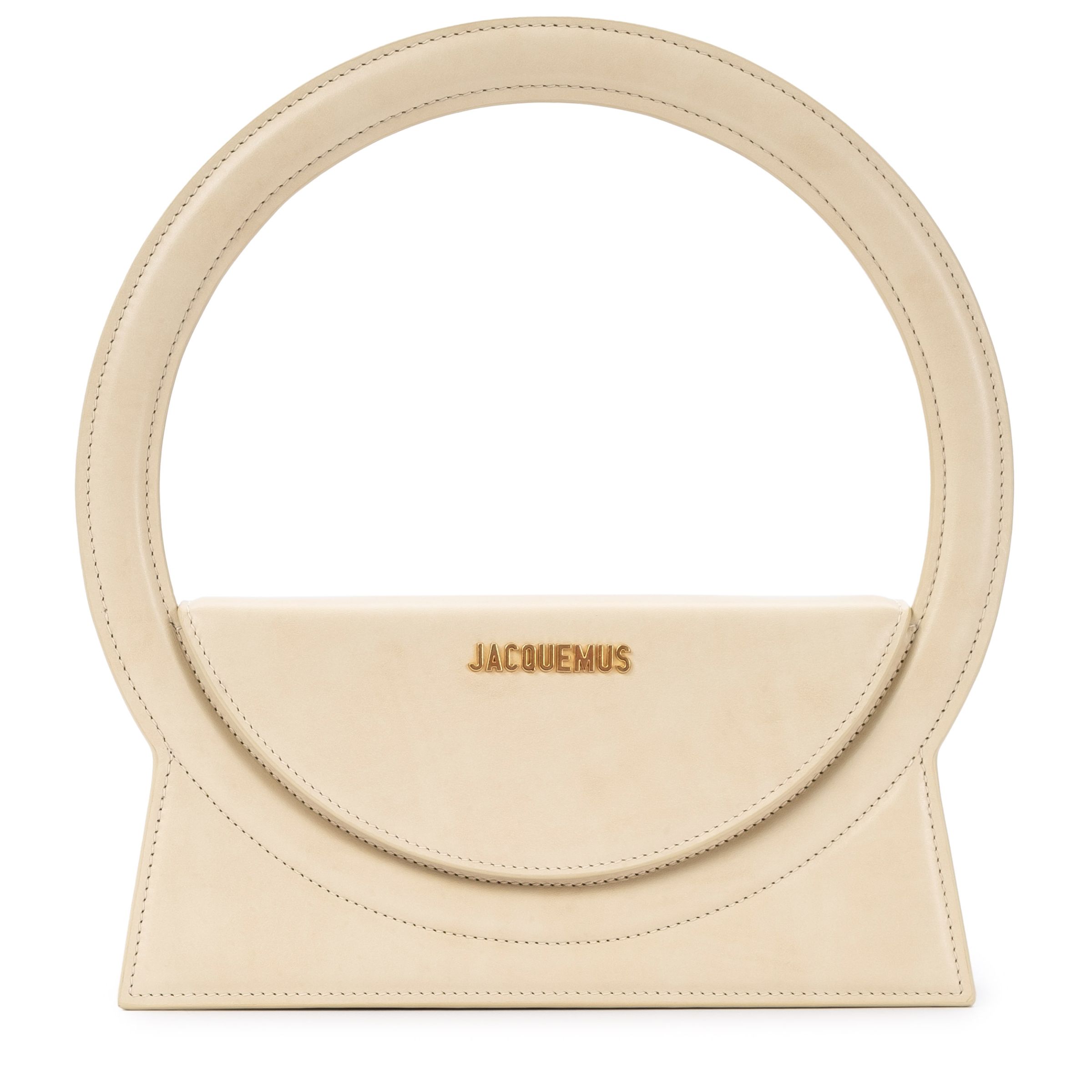 Сумка Jacquemus Le sac Rond молочная