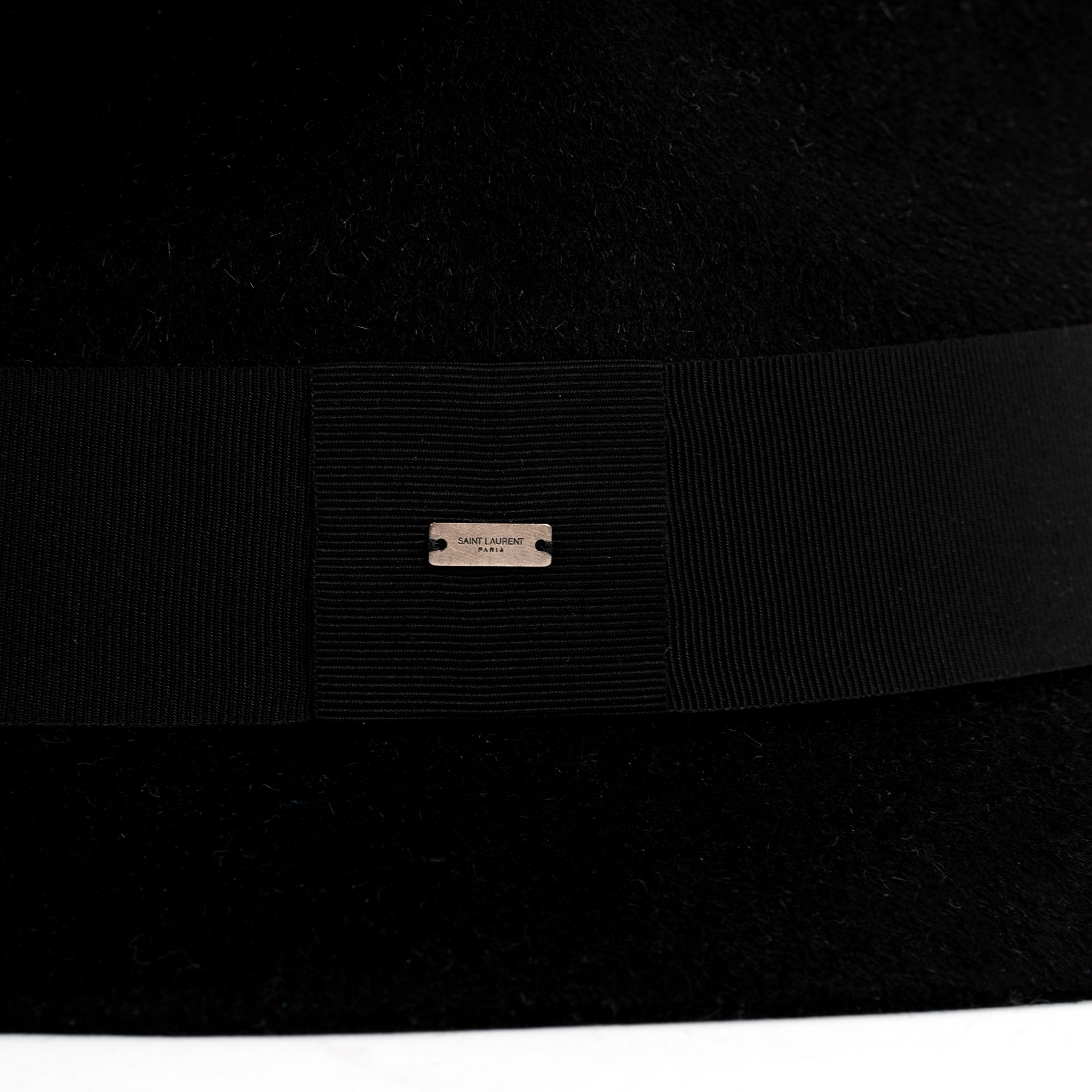 Шляпа Saint Laurent Chapeau черная