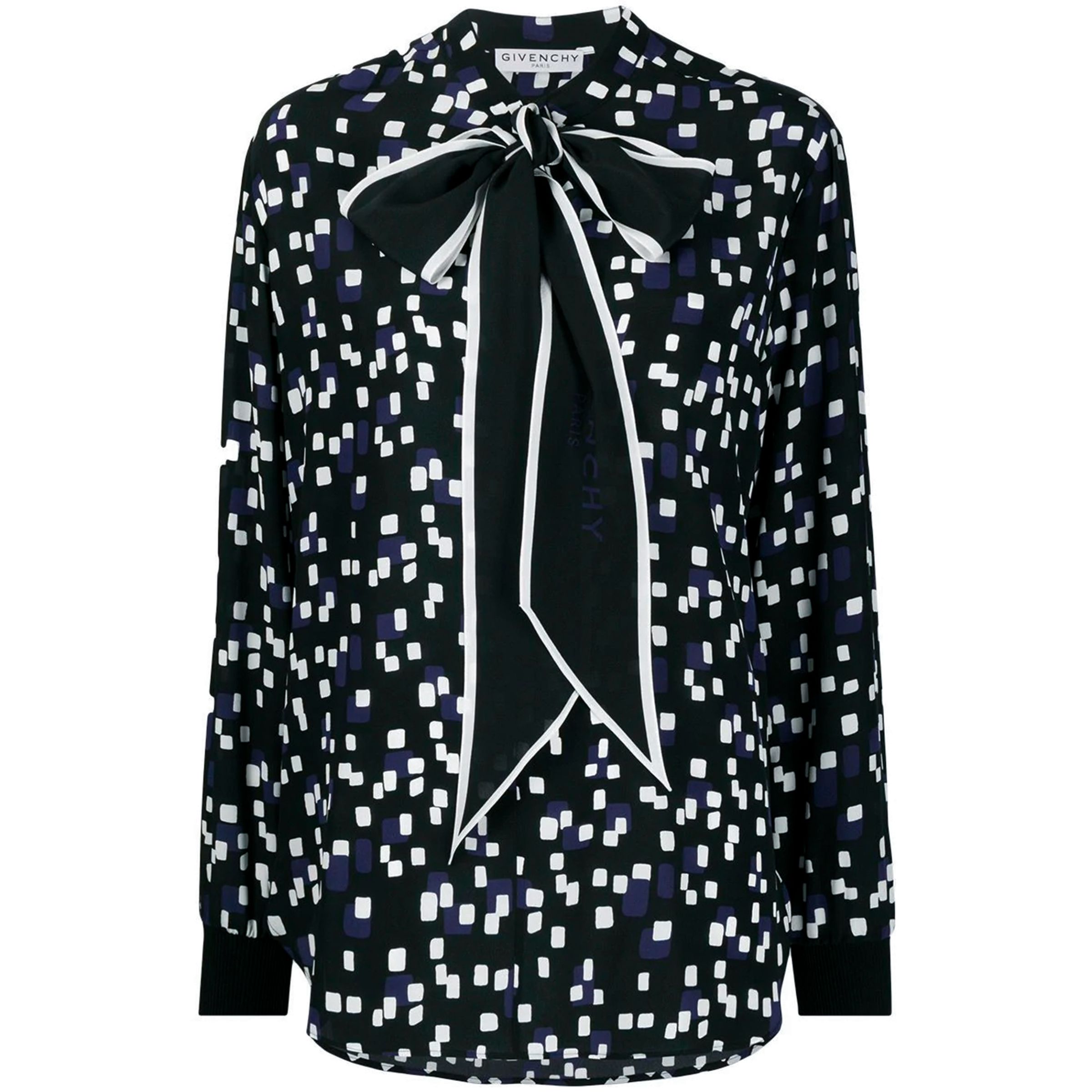 Блуза Givenchy черно-белая