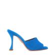 Мюли Aquazzura Violette бирюзовые