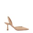 Туфли Aquazzura Maia Sling бежевые