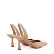 Туфли Aquazzura Maia Sling бежевые
