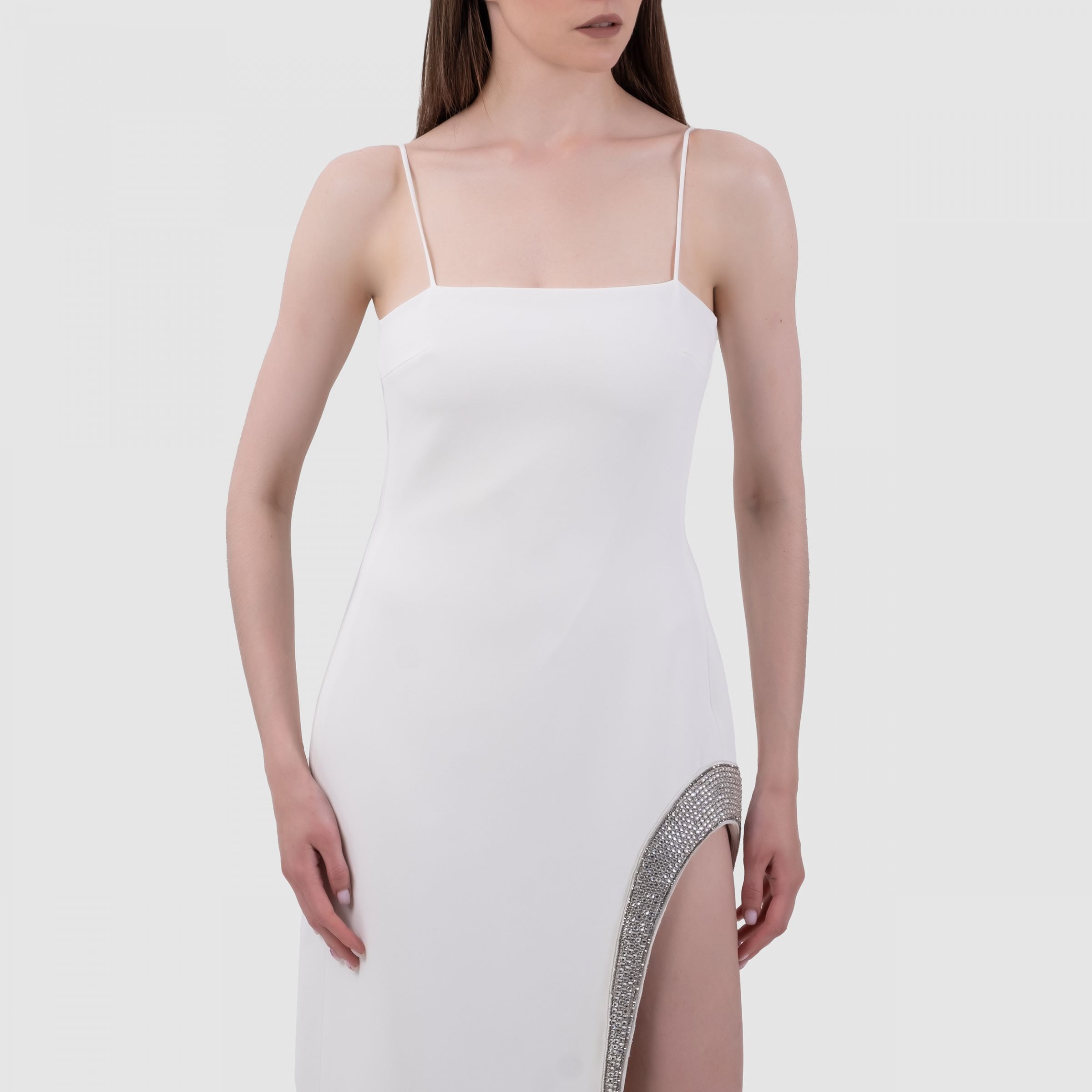 Платье David Koma белое