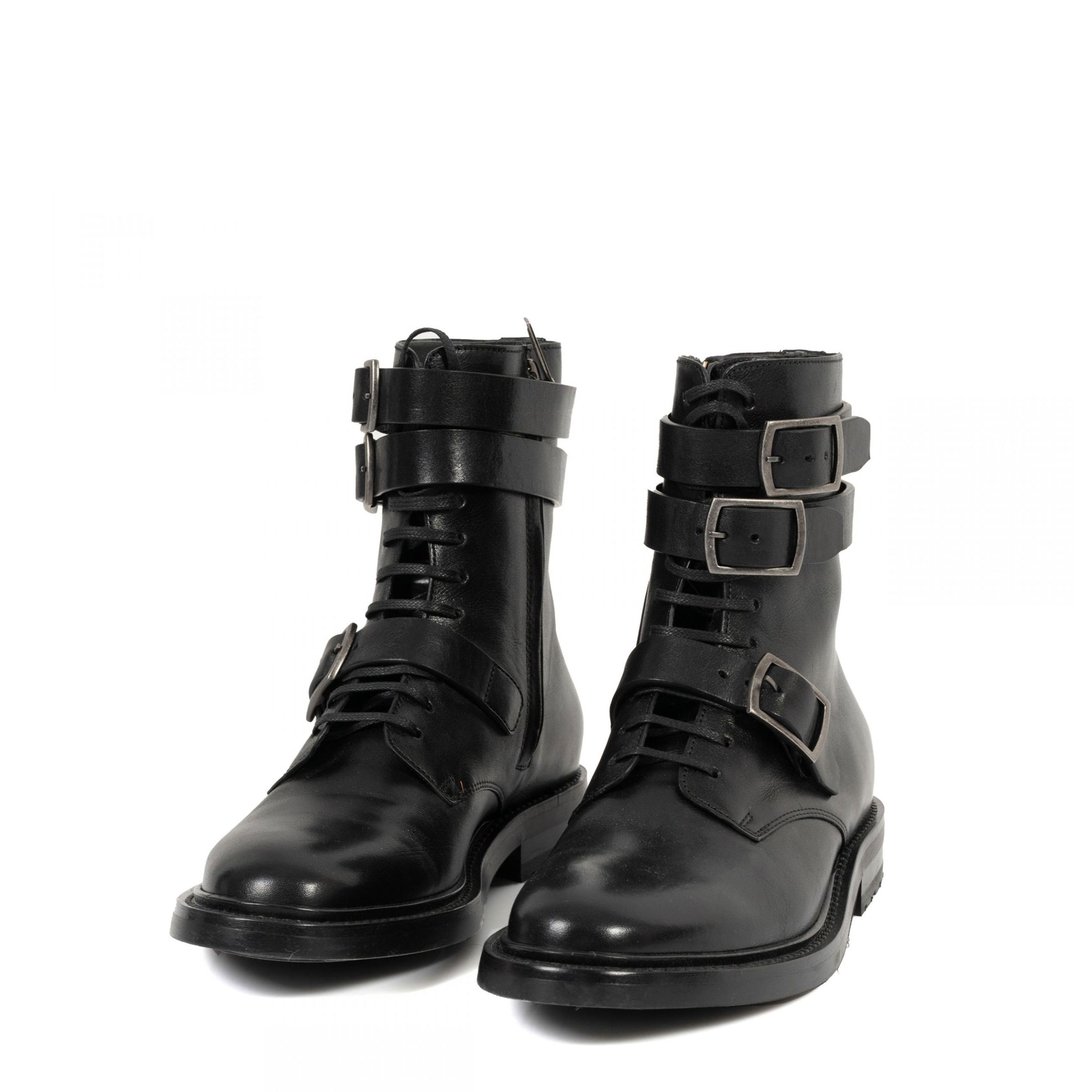 Ботинки Saint Laurent Army черные