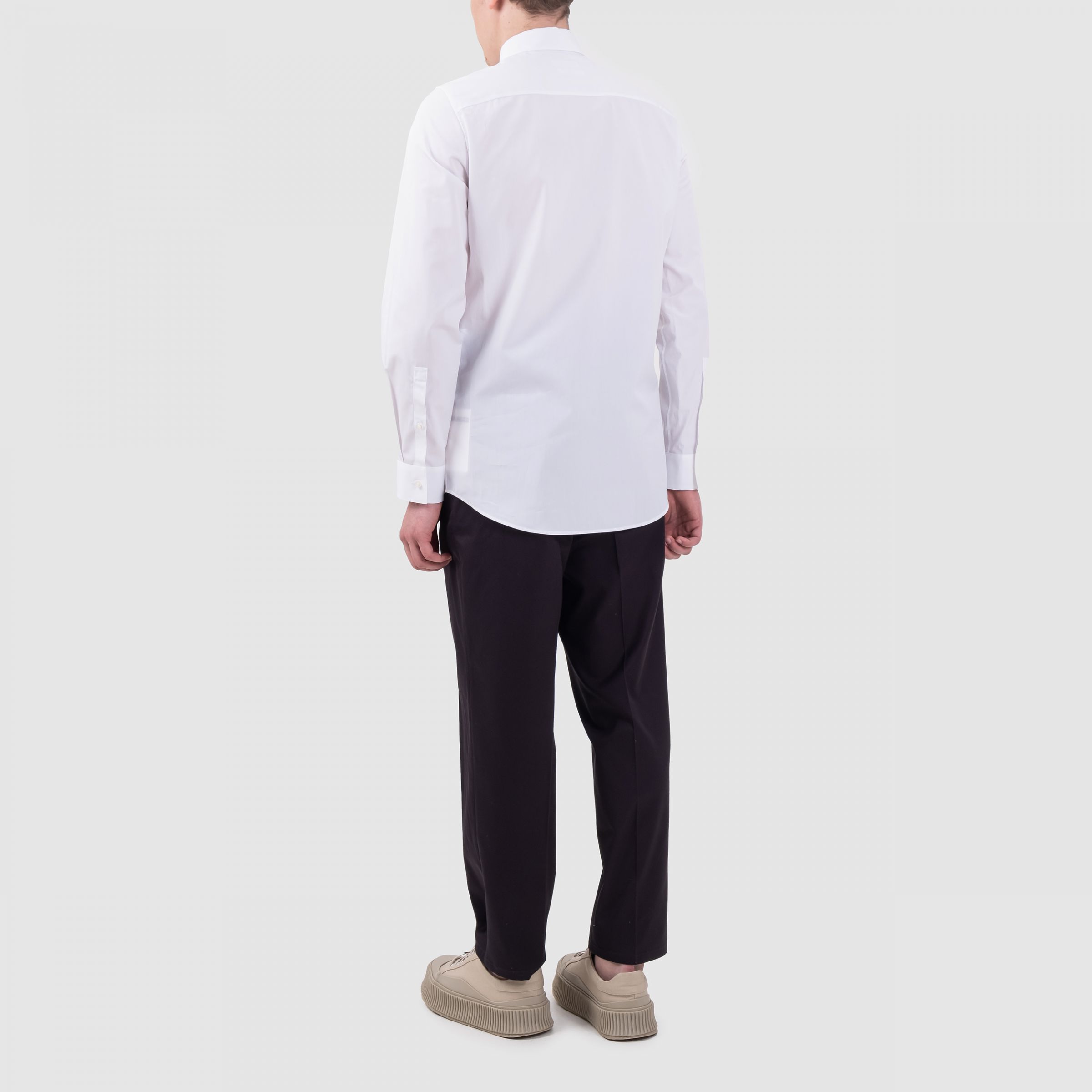 Рубашка с длинными рукавами Jil Sander белая