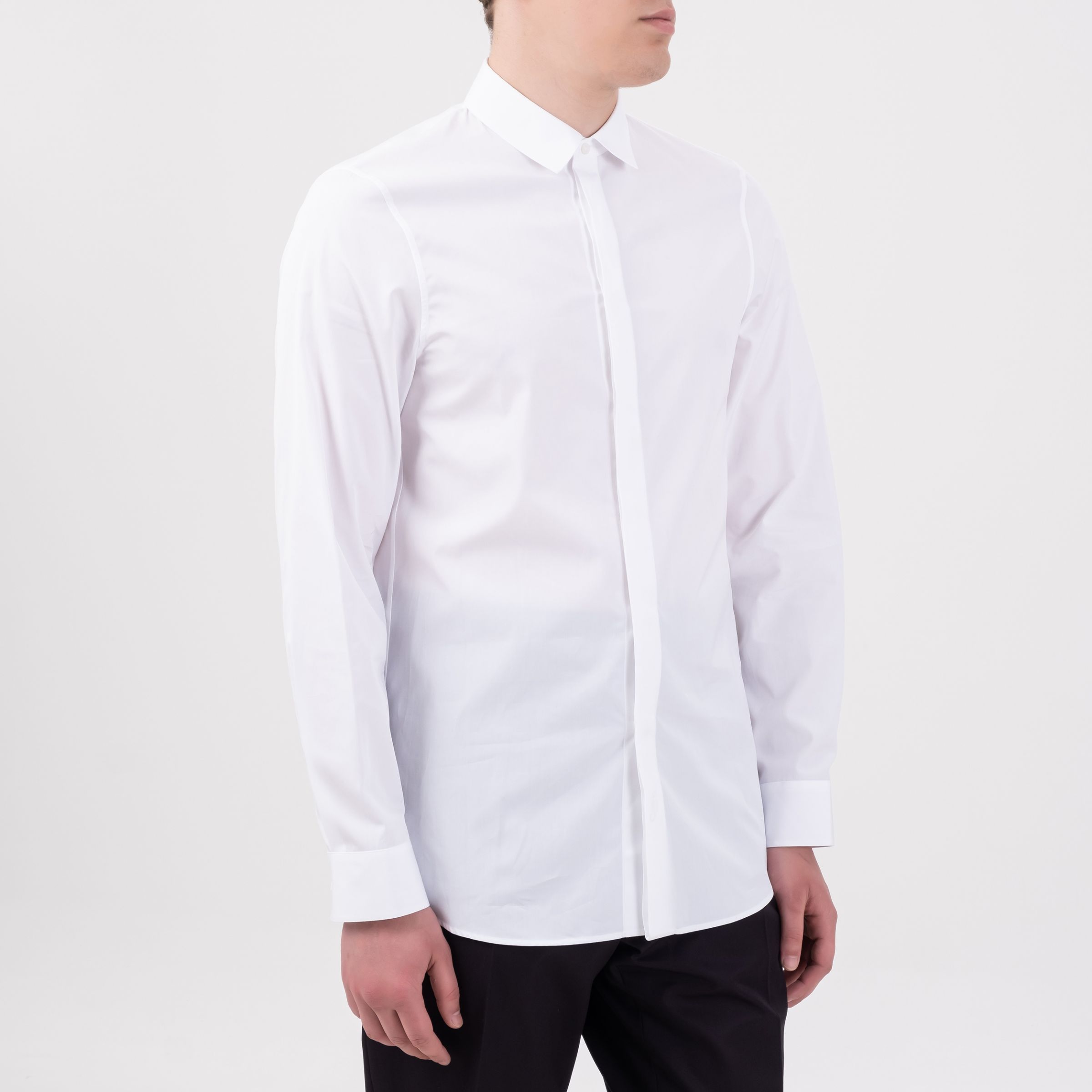 Рубашка с длинными рукавами Jil Sander белая
