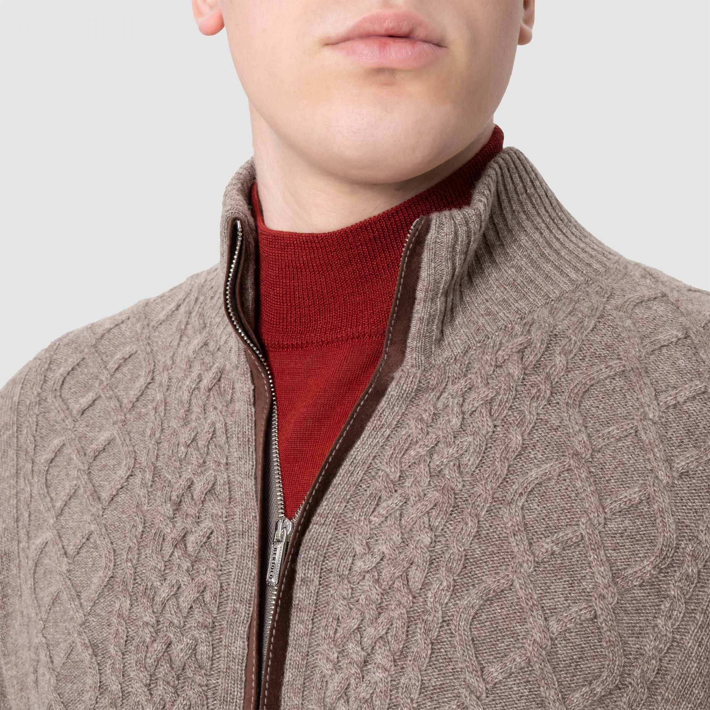 Кардиган Bertolo Cashmere бежевый