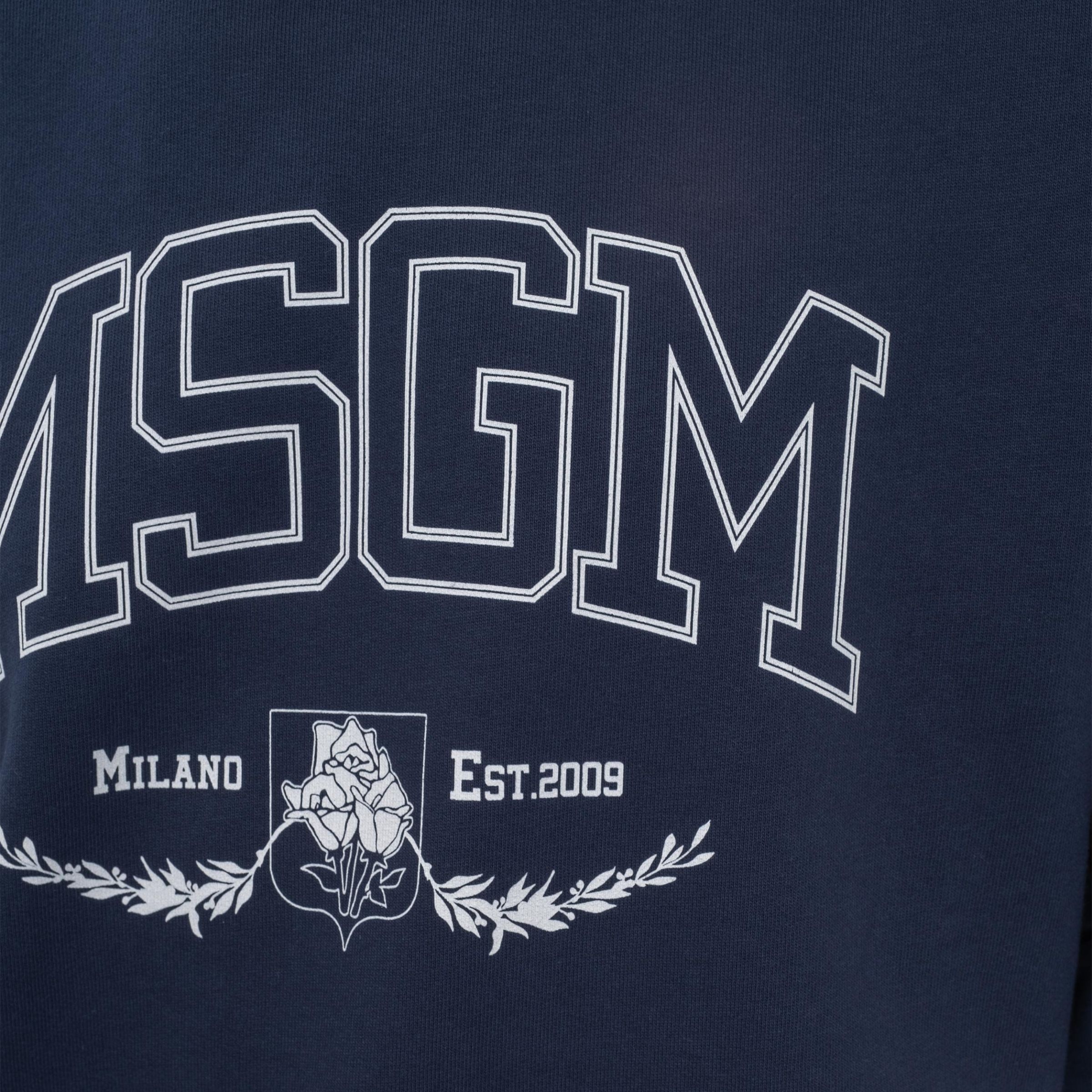 Свитшот MSGM синий