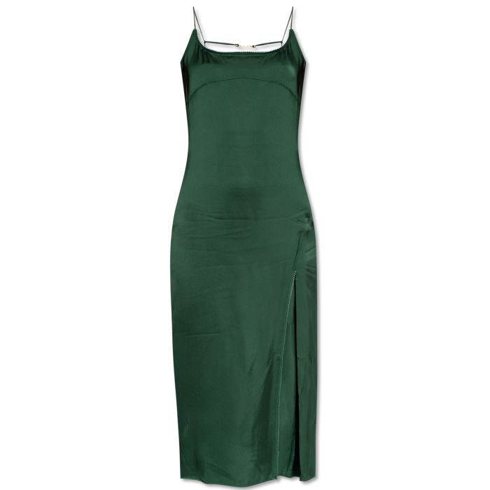 Платье Jacquemus зеленое