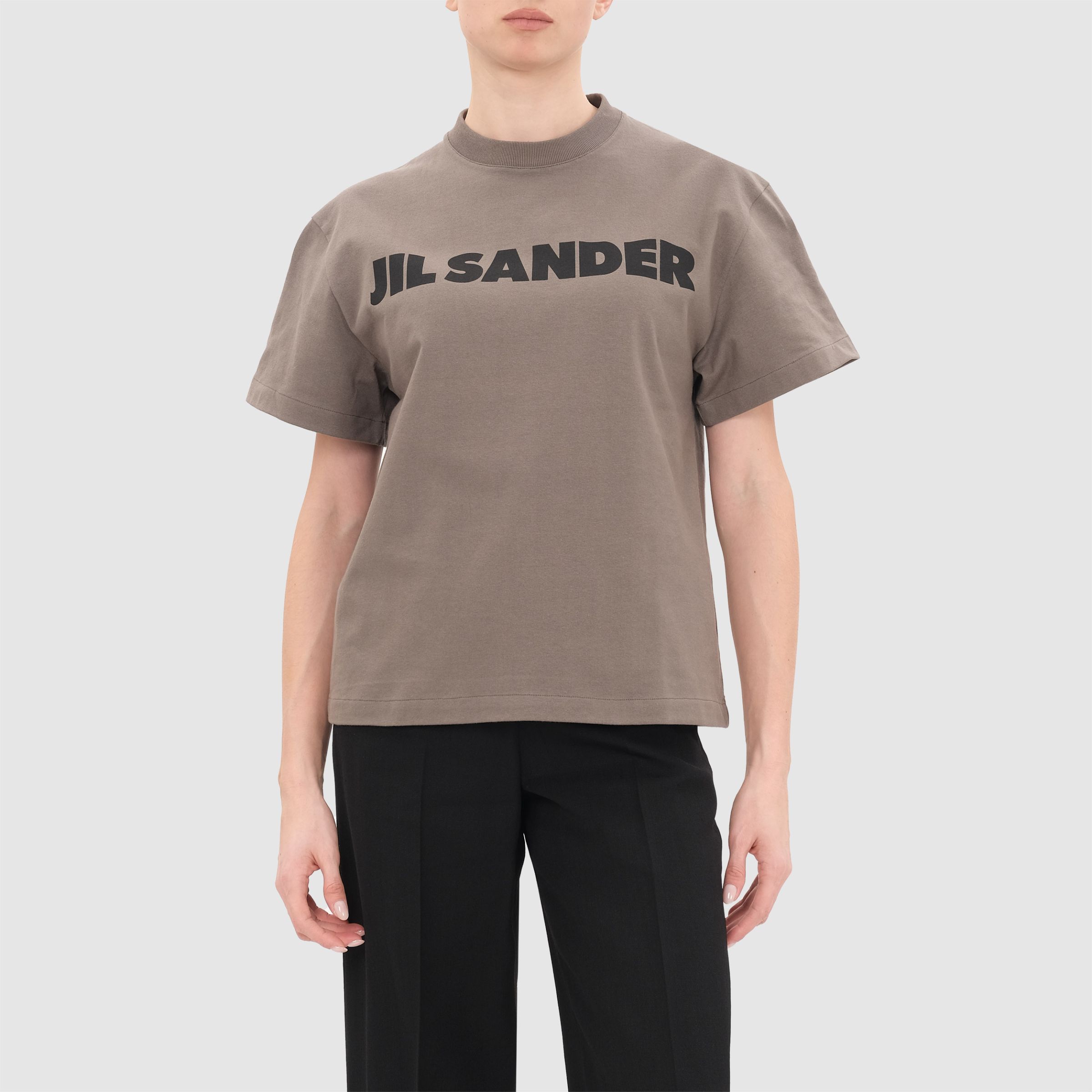 Футболка Jil Sander хаки