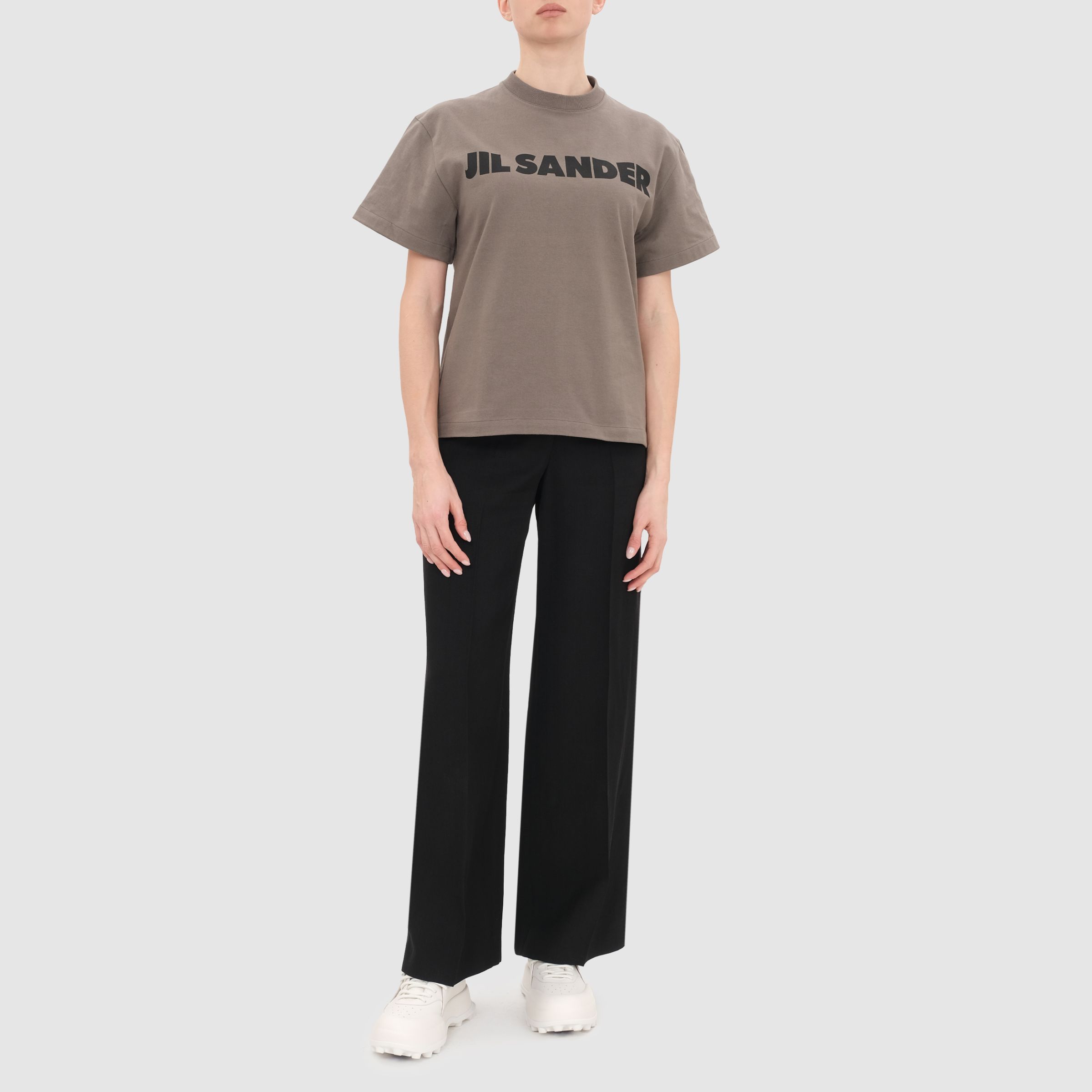 Футболка Jil Sander хаки