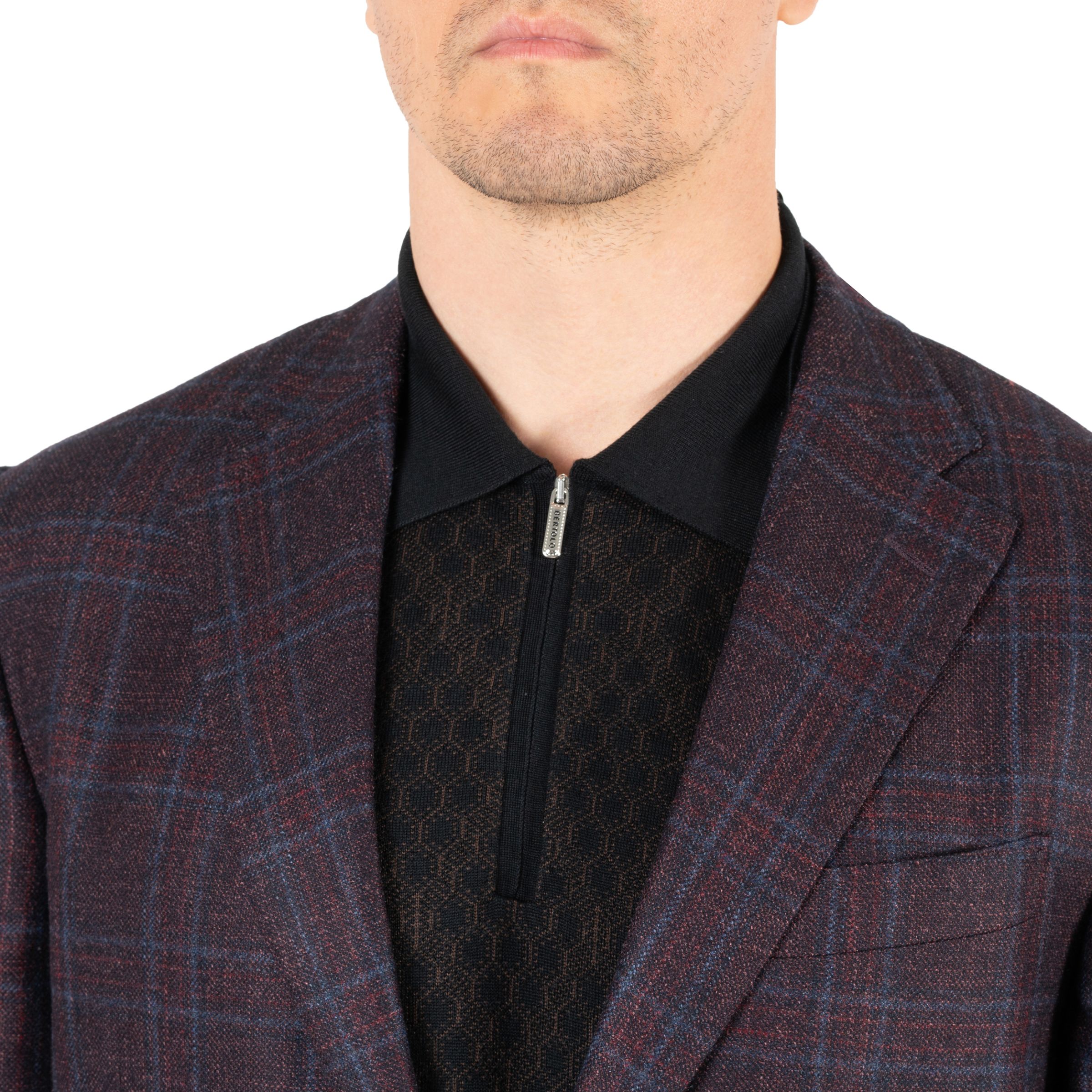 Пиджак Corneliani бордово-серый