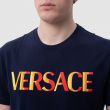 Футболка Versace темно-синяя