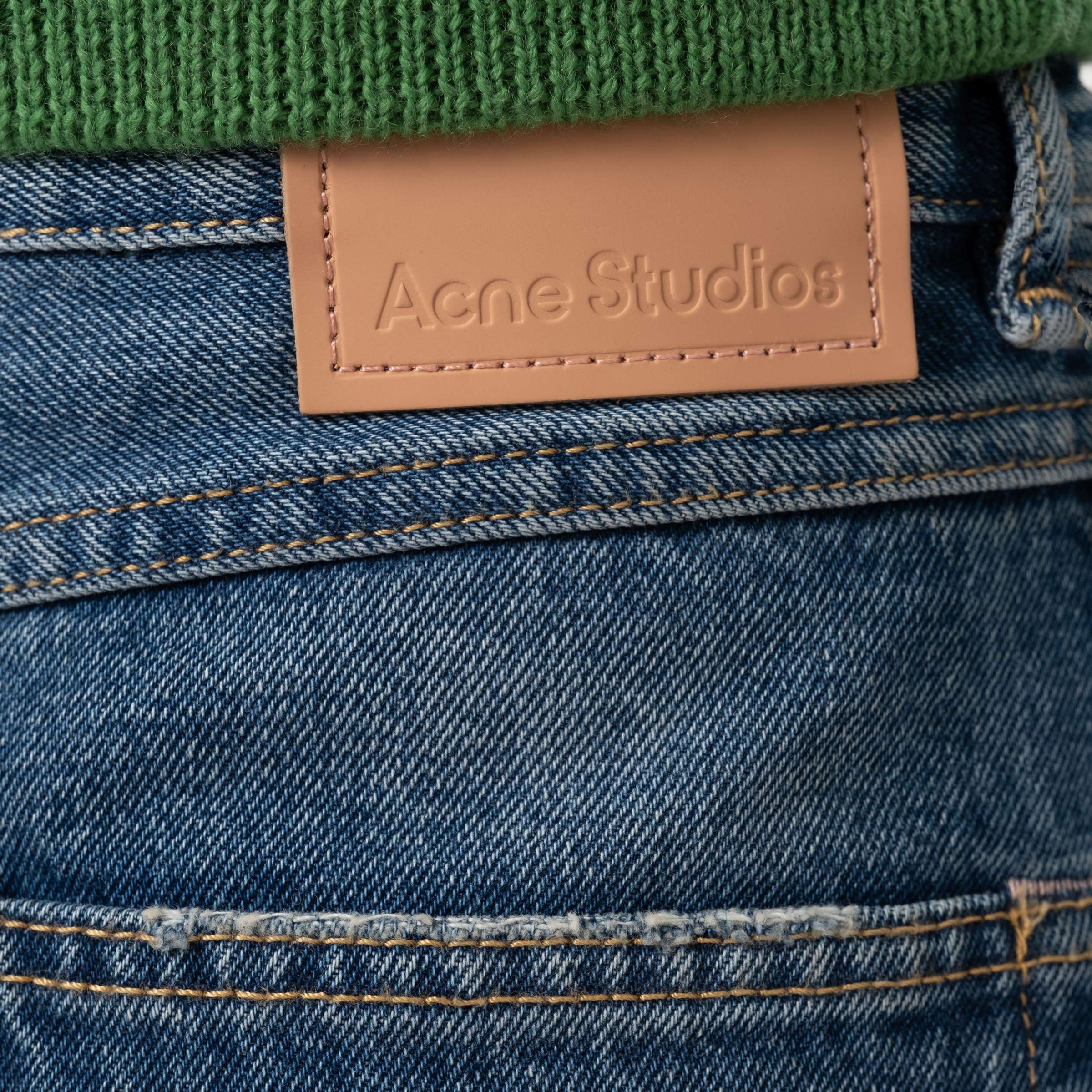 Юбка-мини Acne Studios голубая