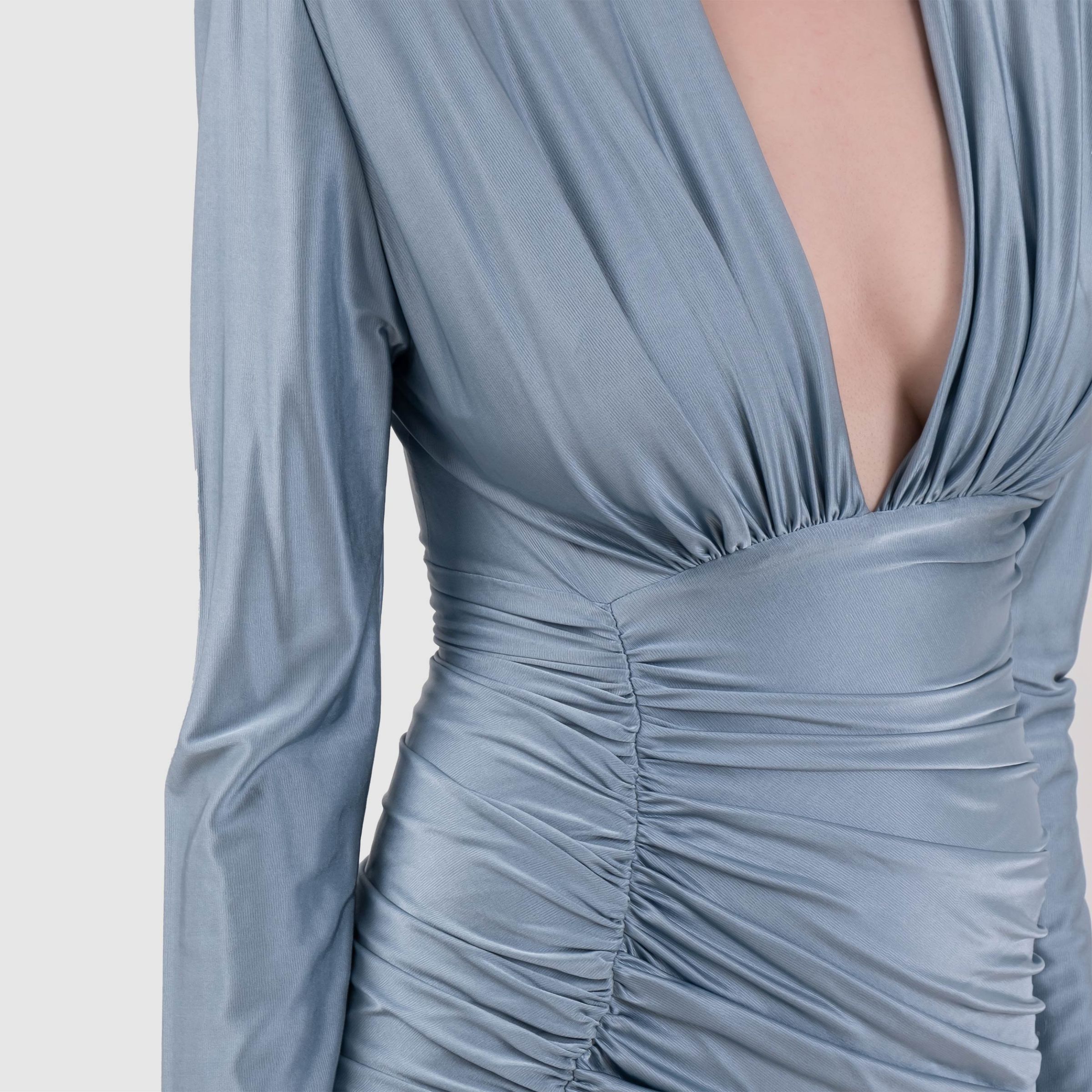 Платье Alexandre Vauthier голубое