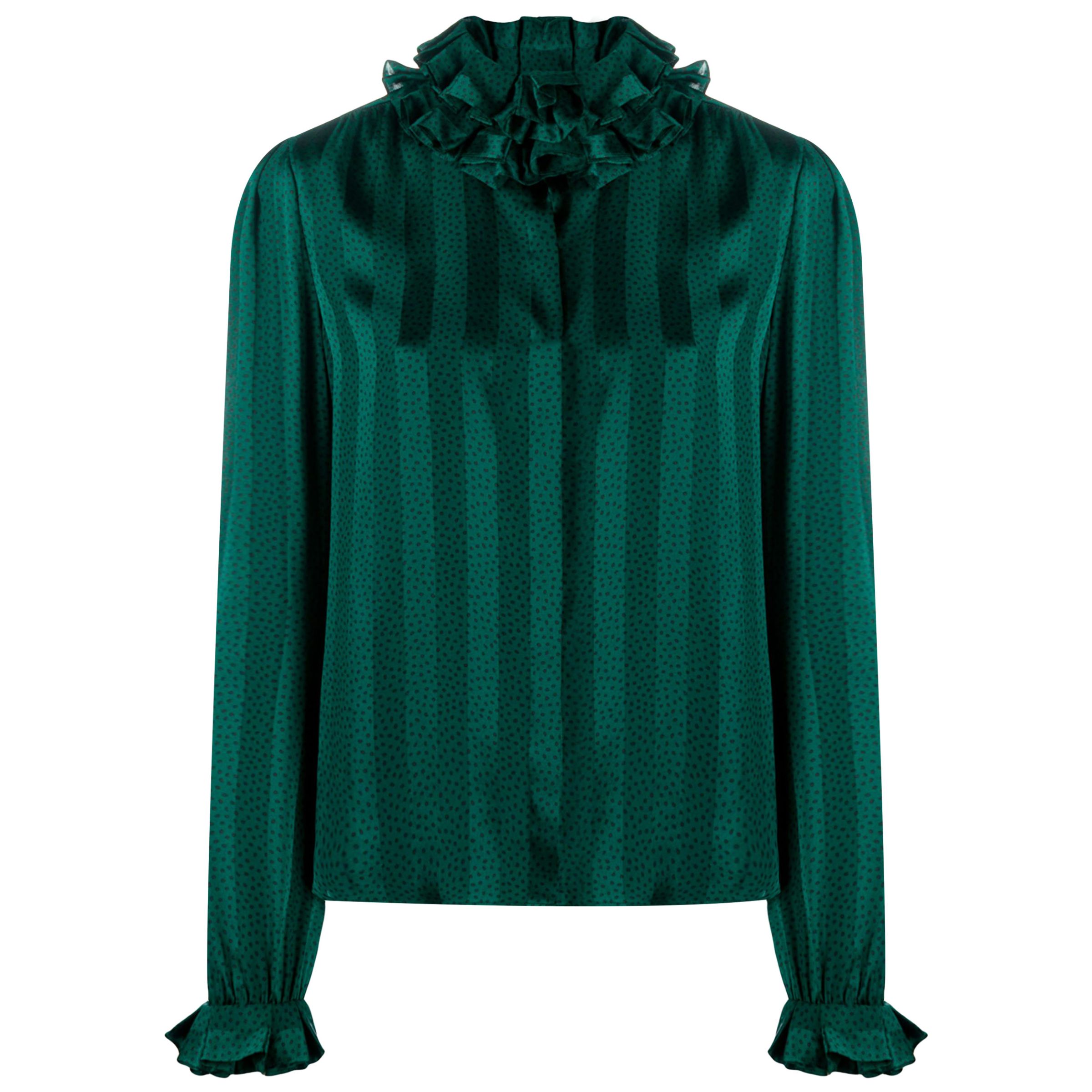 Блуза Saint Laurent зелена