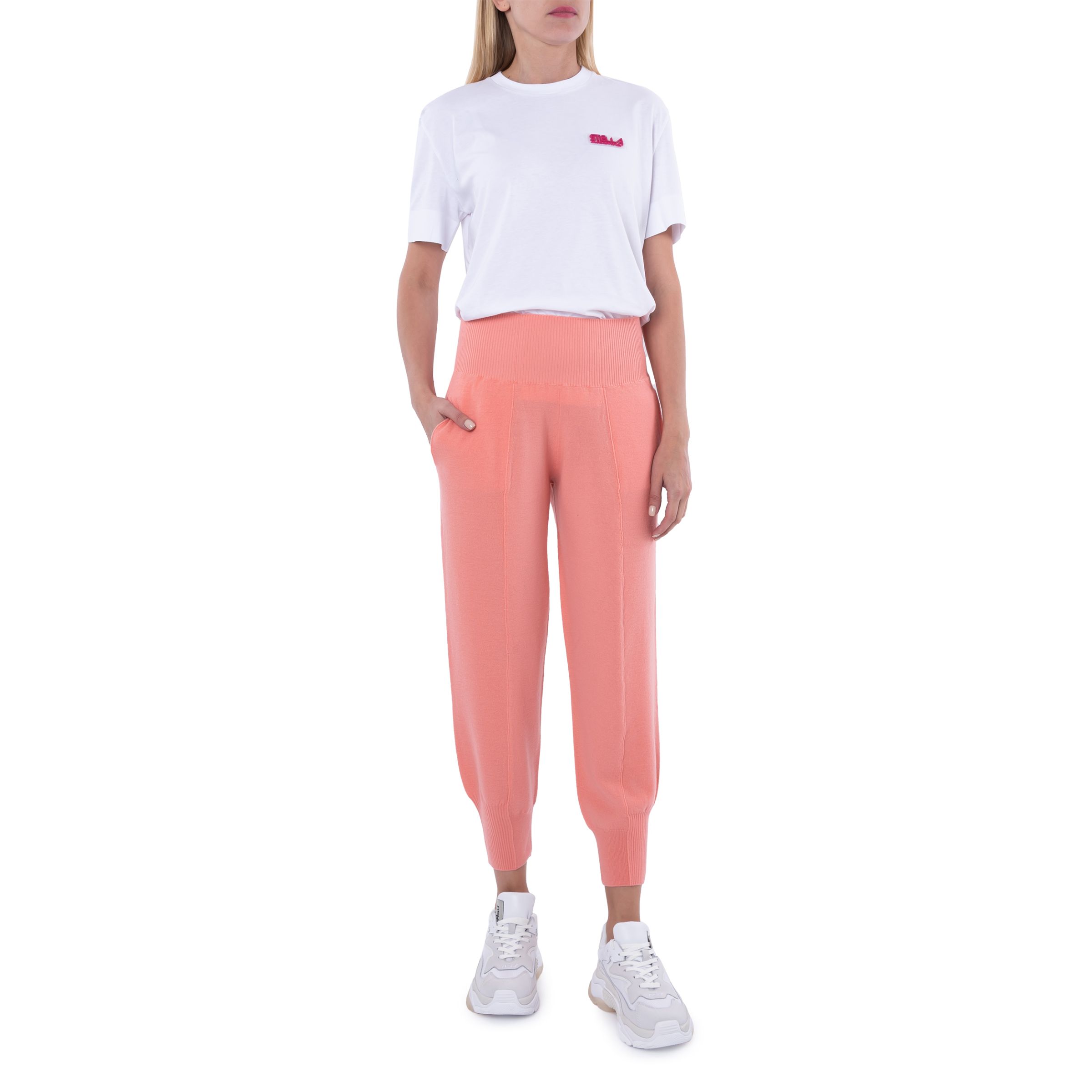 Спортивные брюки Stella McCartney розовые