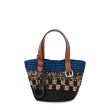 Сумка J.W.Anderson MINI BASKET BELT TOTE синяя