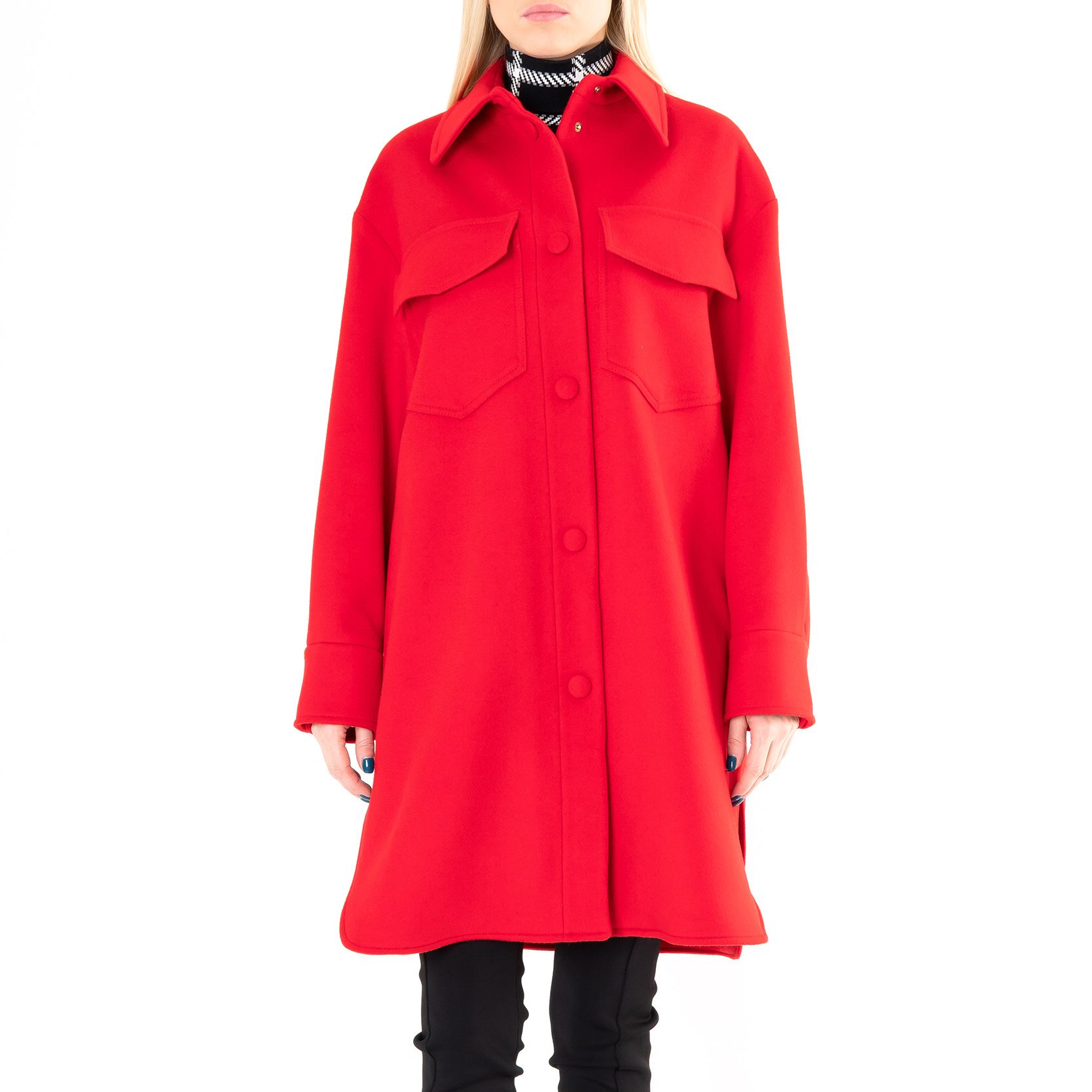 Пальто Stella McCartney Kerry червоне