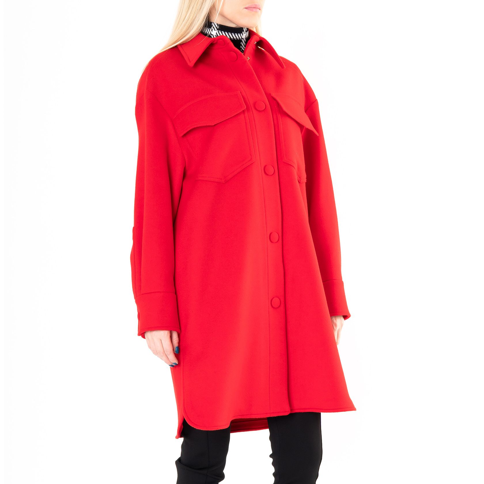 Пальто Stella McCartney Kerry червоне
