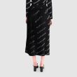 Юбка Balenciaga черно-белая
