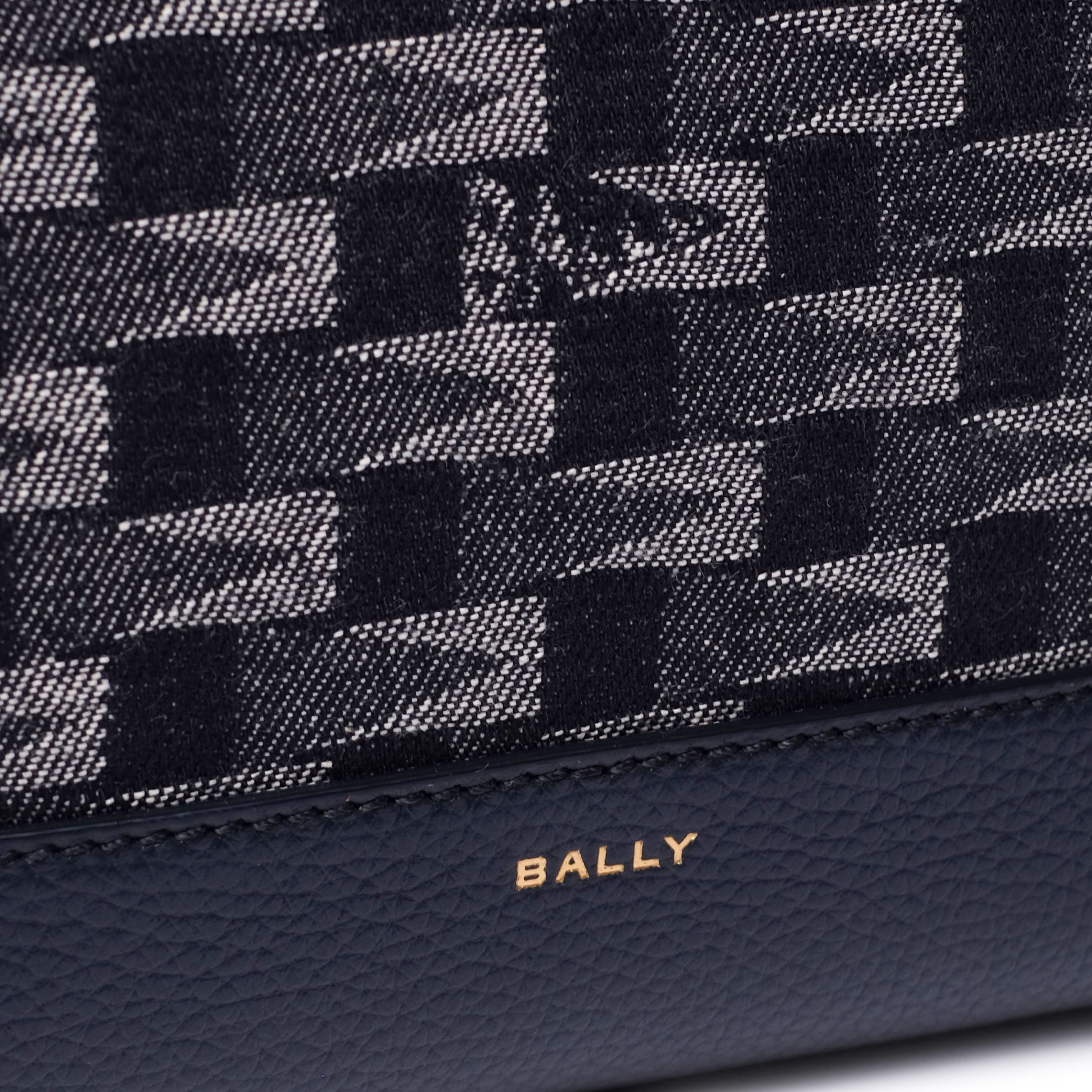 Сумка Bally Bar Minibag темно-синяя