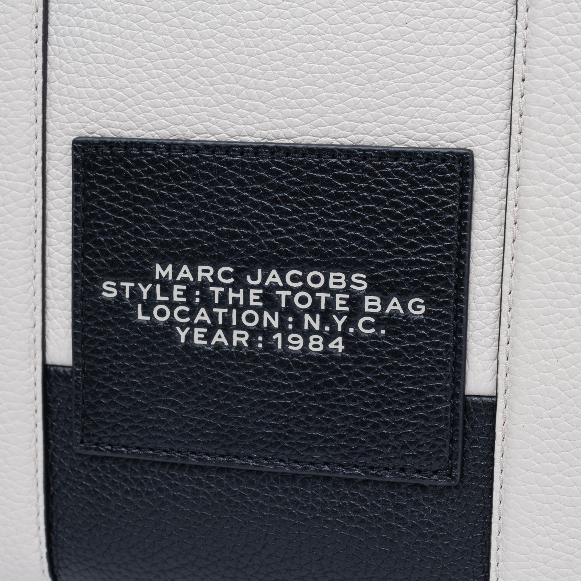 Сумка Marc Jacobs Colorblock Medium Tote белая