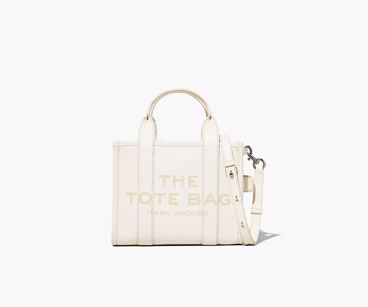 Сумка Marc Jacobs Mini Tote Bag серебряная
