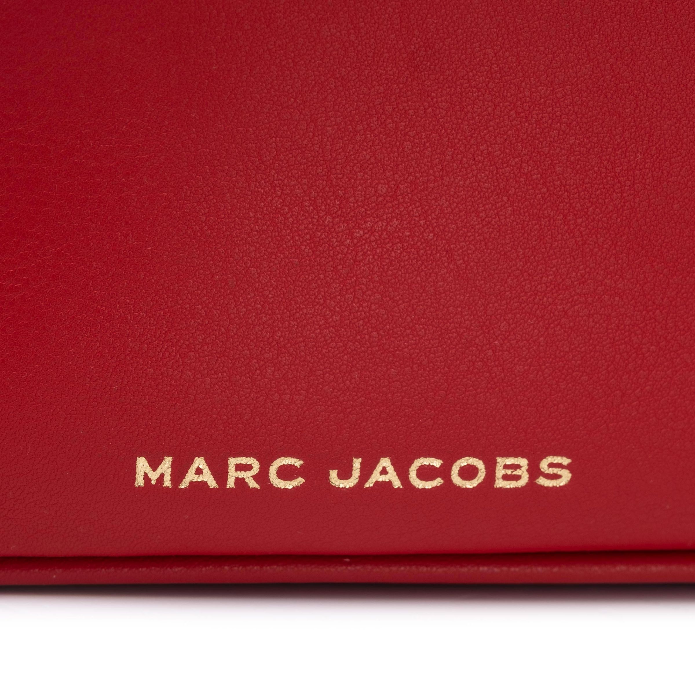 Сумка Marc Jacobs J Marc Mini червона