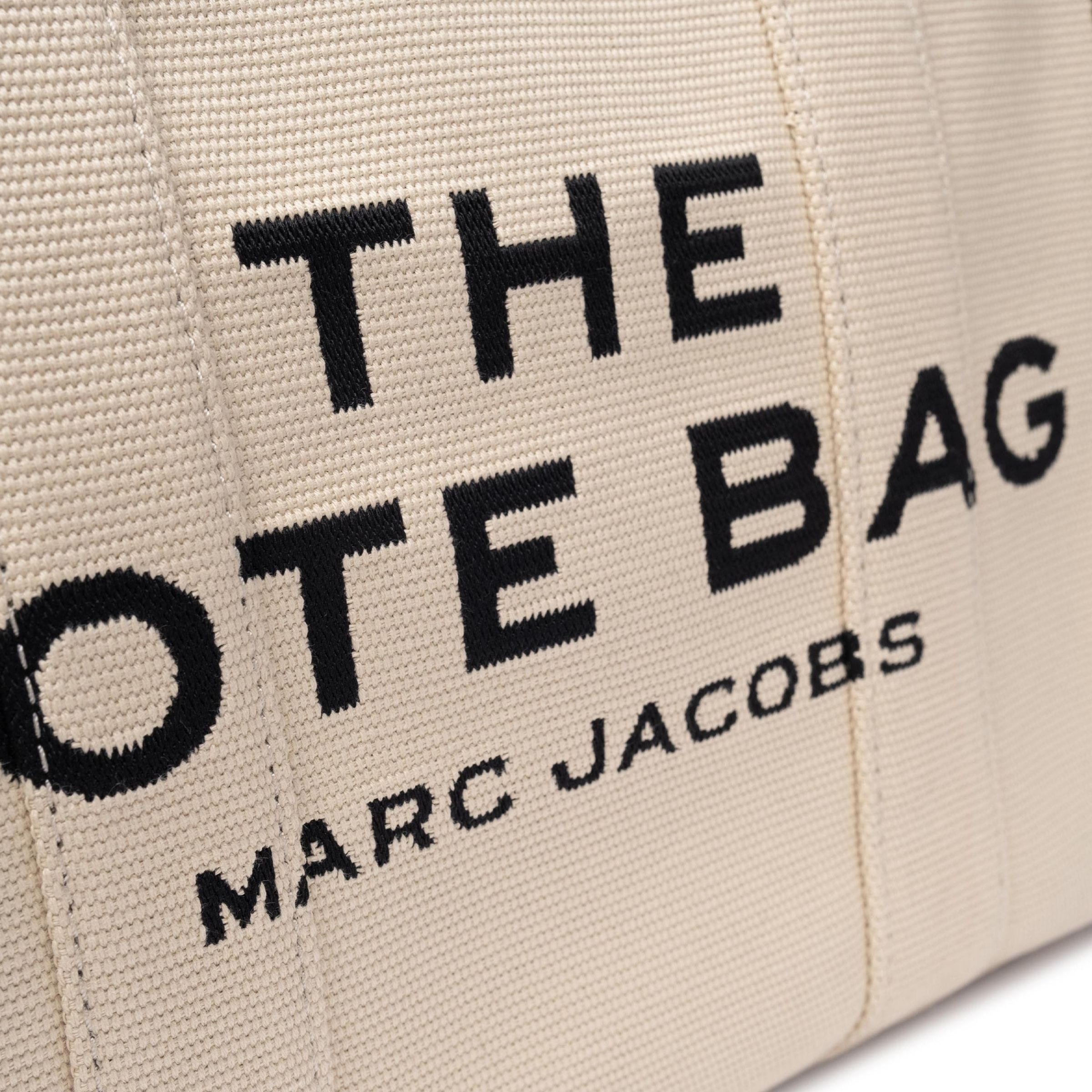 Сумка Marc Jacobs Jacquard Medium Tote бежевая